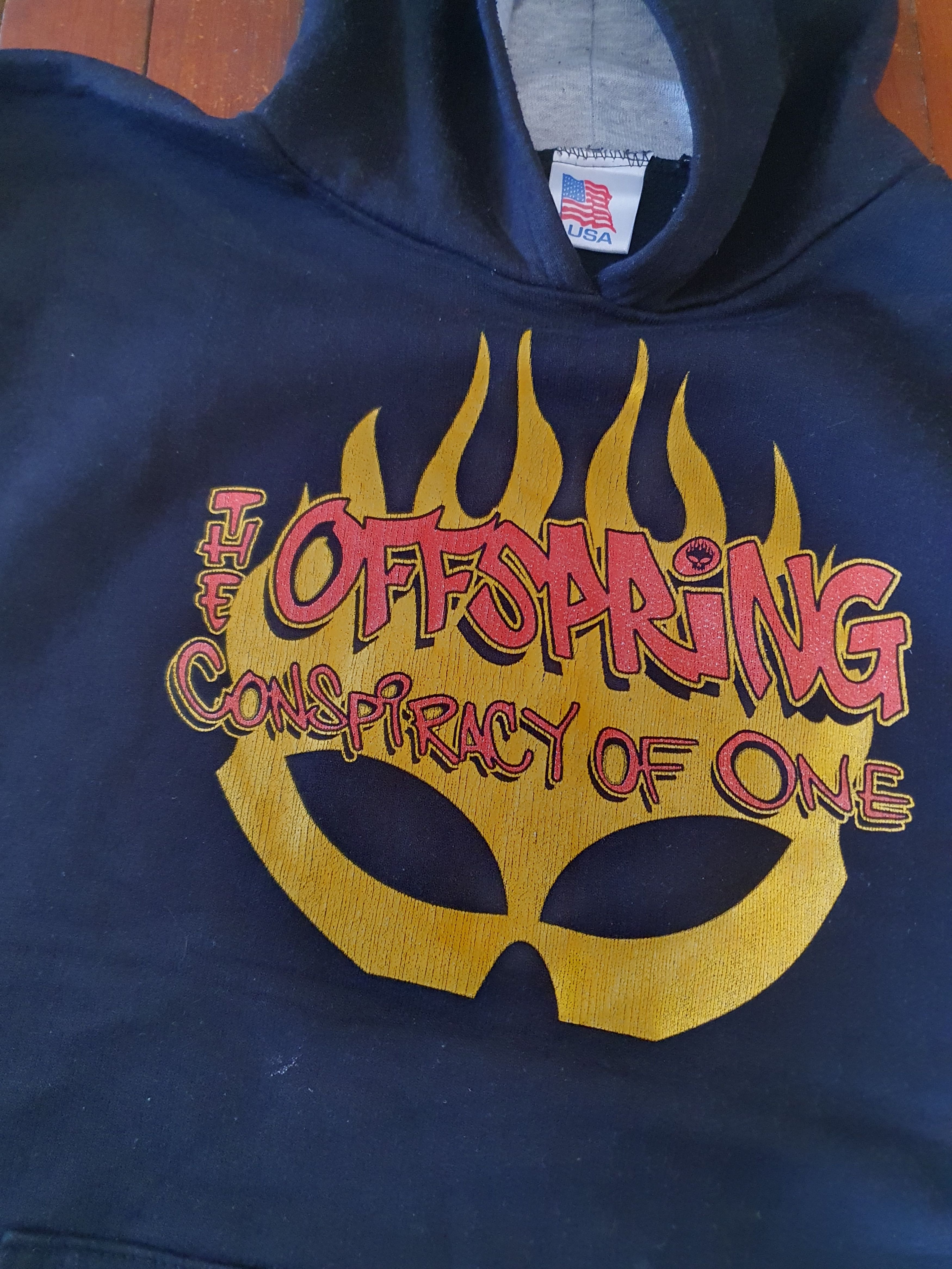 Band Tees The Offspring Conspiracy Of One Vtg Punk Rock Band Hoodie L? Size US L / EU 52-54 / 3 - 6 Thumbnail