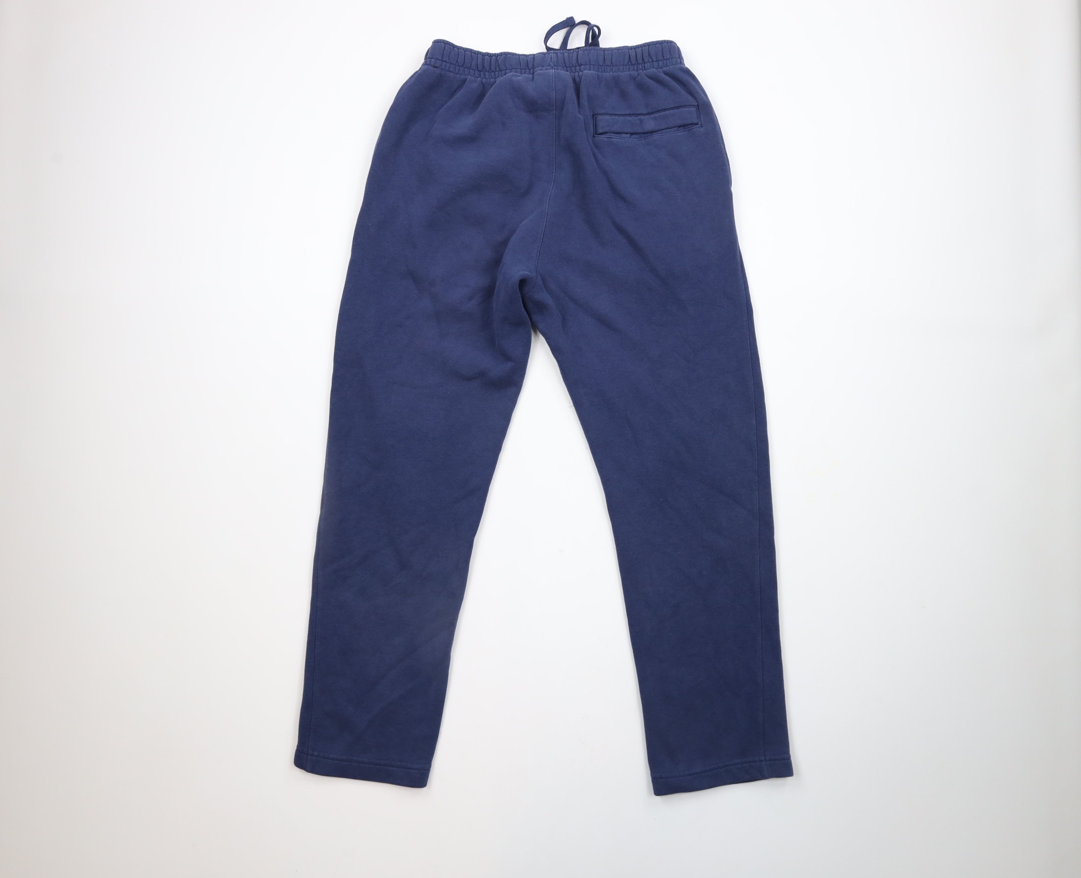 Nike × Vintage Vintage Nike Scott Mini Swoosh Wide Leg Sweatpants Blue Size US 34 / EU 50 - 9 Thumbnail