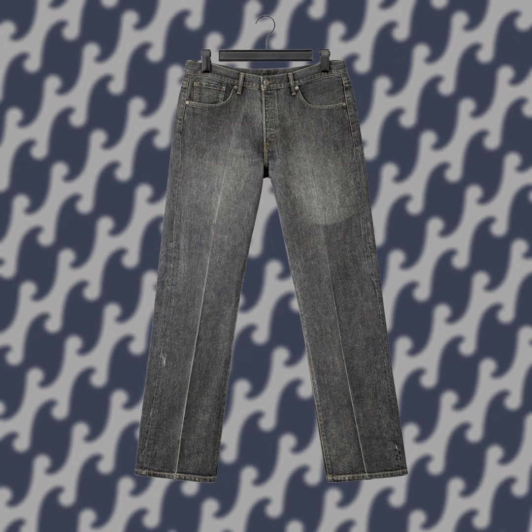 Levi's Levi’s 501 Jeans Mens Dark Gray Straight Button Fly Denim 40x32 Vintage No Mens Size US 40 / EU 56 - 1 Thumbnail