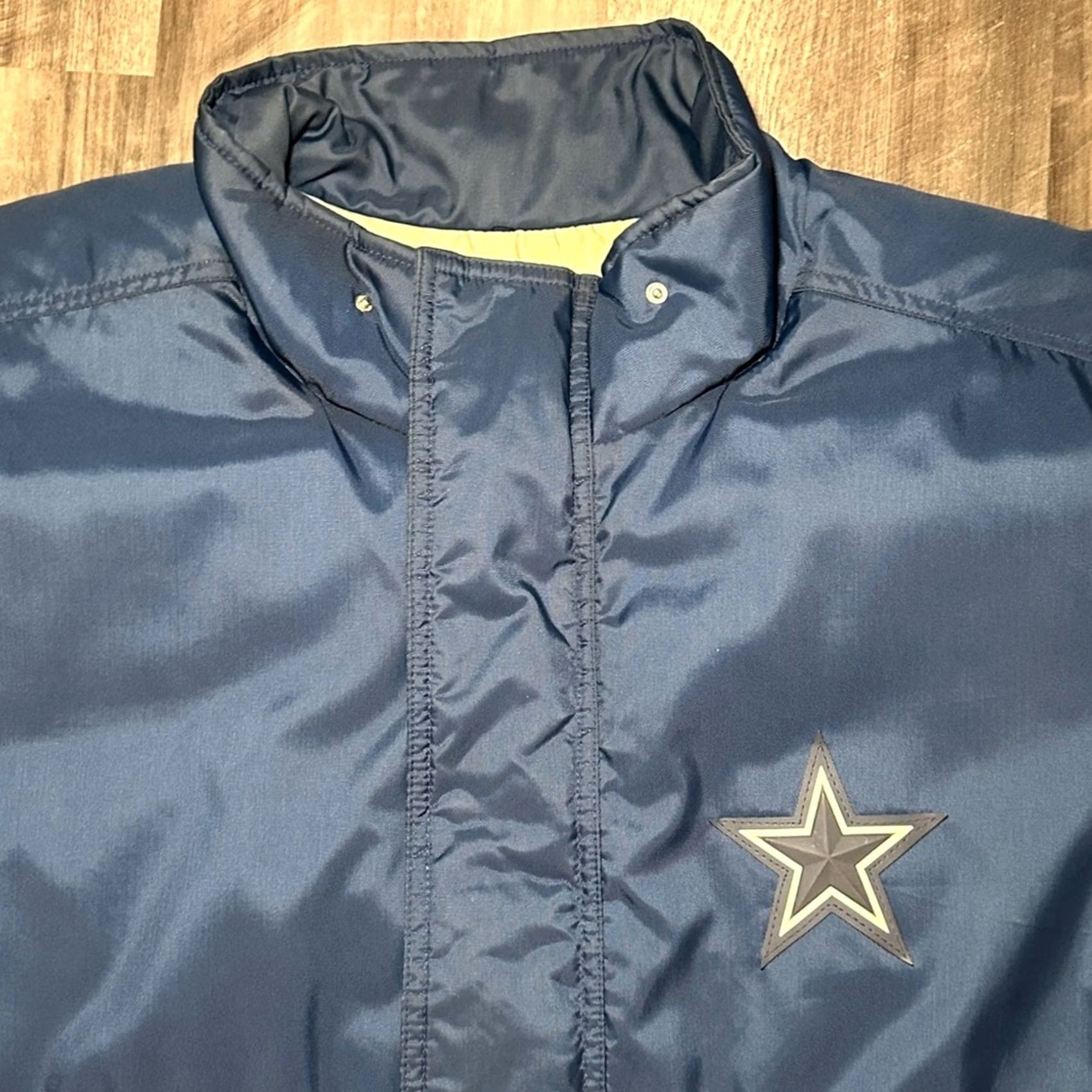 Nike Dallas Cowboys Nike Pro Line Authentic Puffer Jacket - Medium Mens Navy Blue Jacket Size US M / EU 48-50 / 2 - 6 Thumbnail