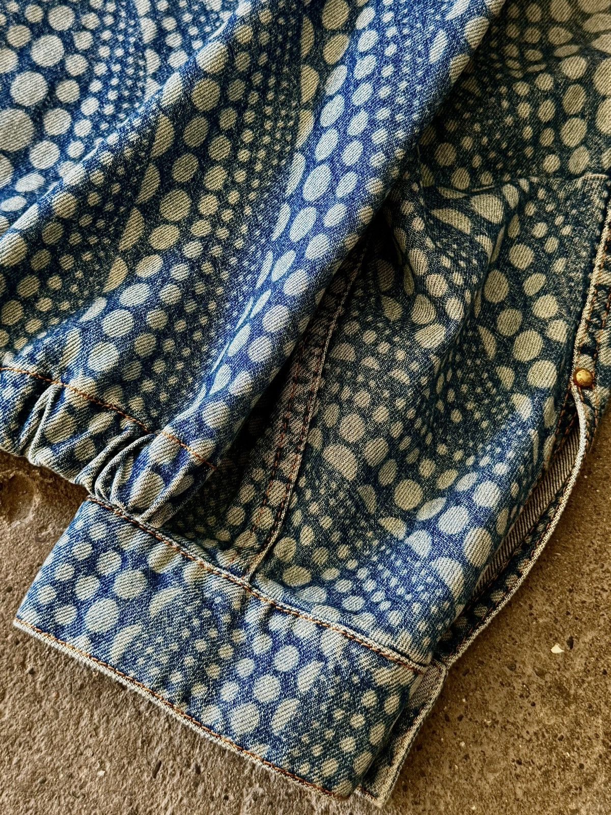 Louis Vuitton × Yayoi Kusama Louis Vuitton - Yayoi Kusama - Pumpkin - Denim Jacket Size US M / EU 48-50 / 2 - 18 Thumbnail
