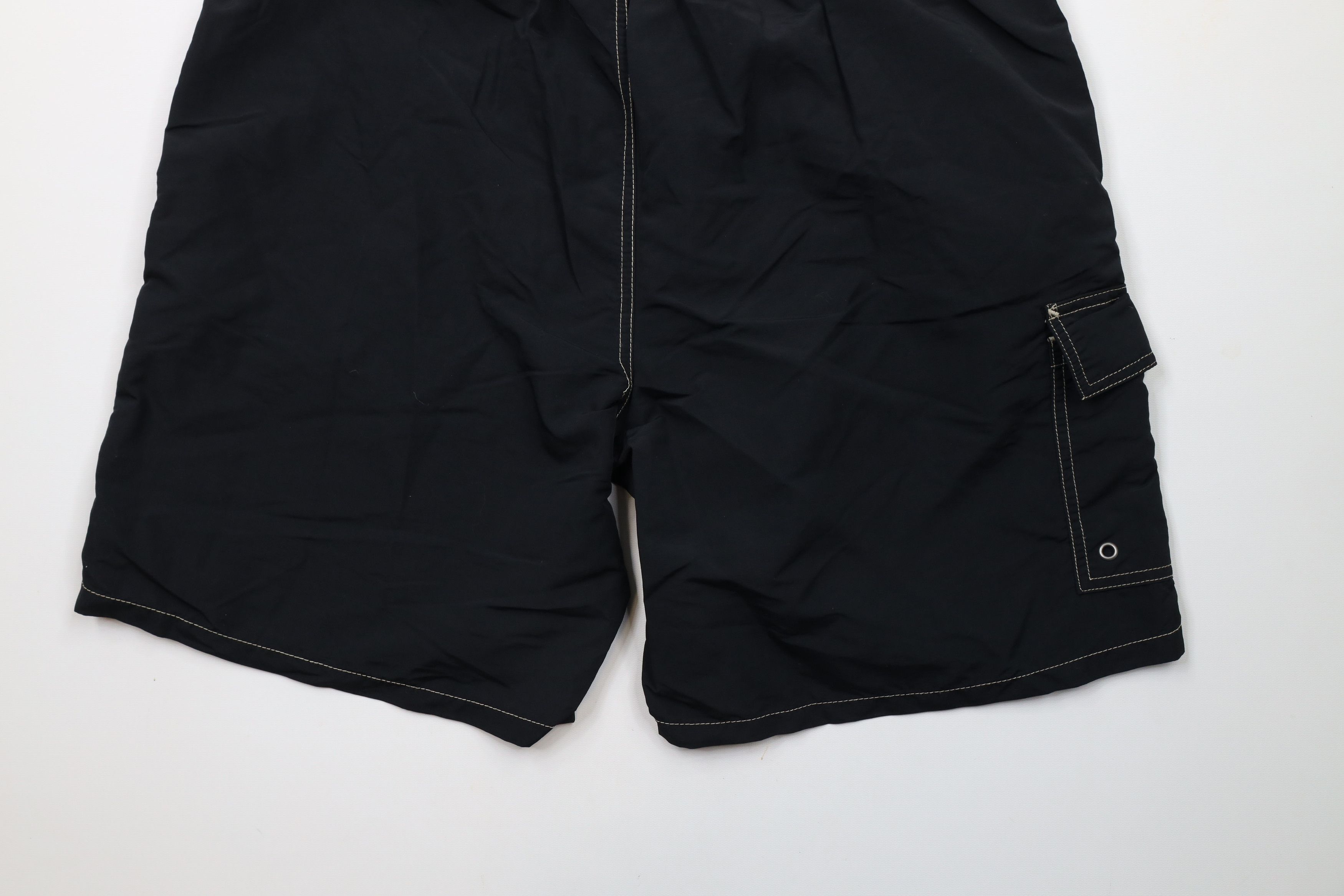 Ralph Lauren × Vintage Vintage Ralph Lauren Spell Out Lined Short Swim Trunks Black Size US 34 / EU 50 - 12 Thumbnail
