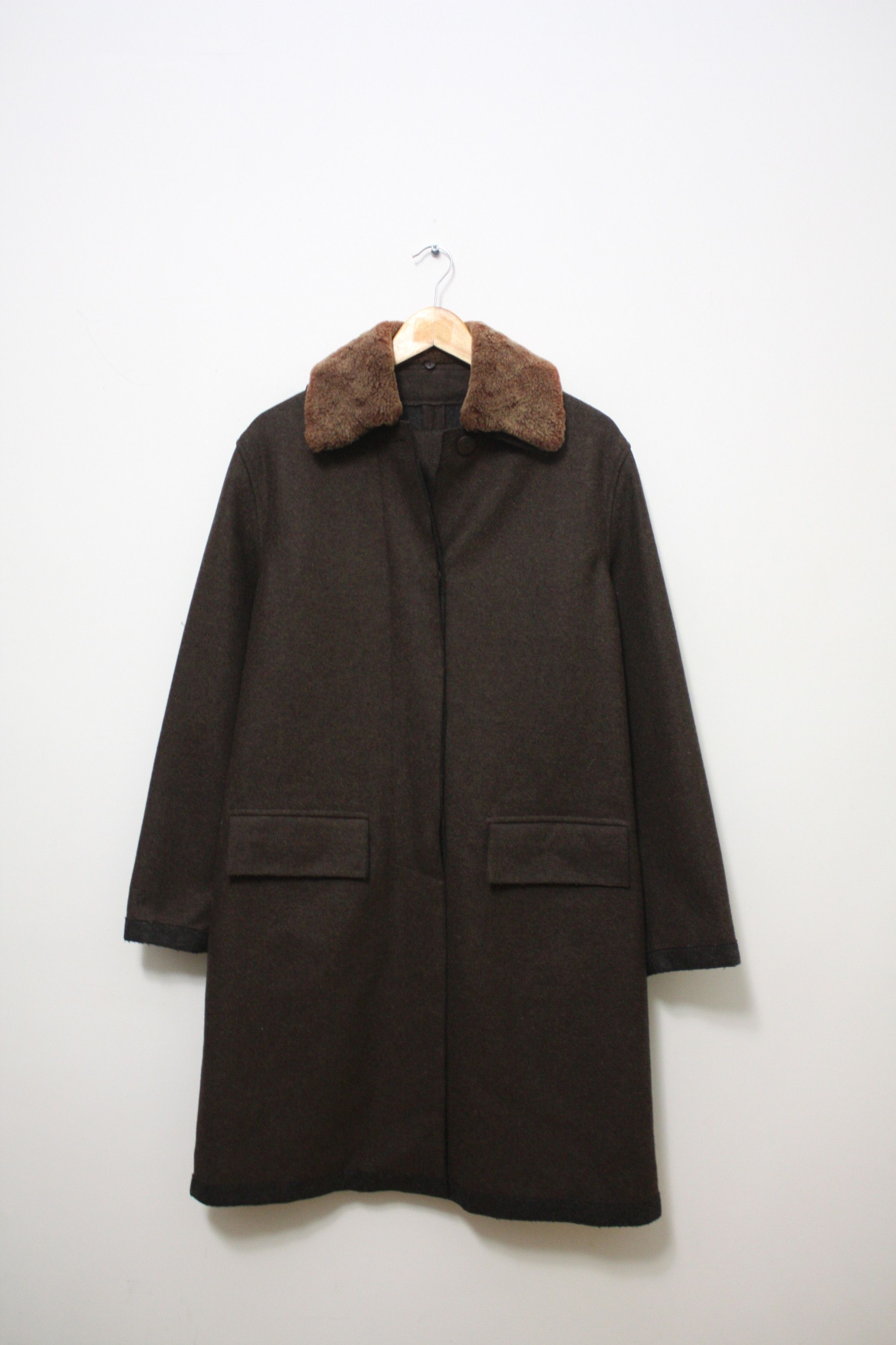 Missoni Missoni Brown Wool Blend Coat Women's 42 Size M / US 6-8 / IT 42-44 - 1 Thumbnail