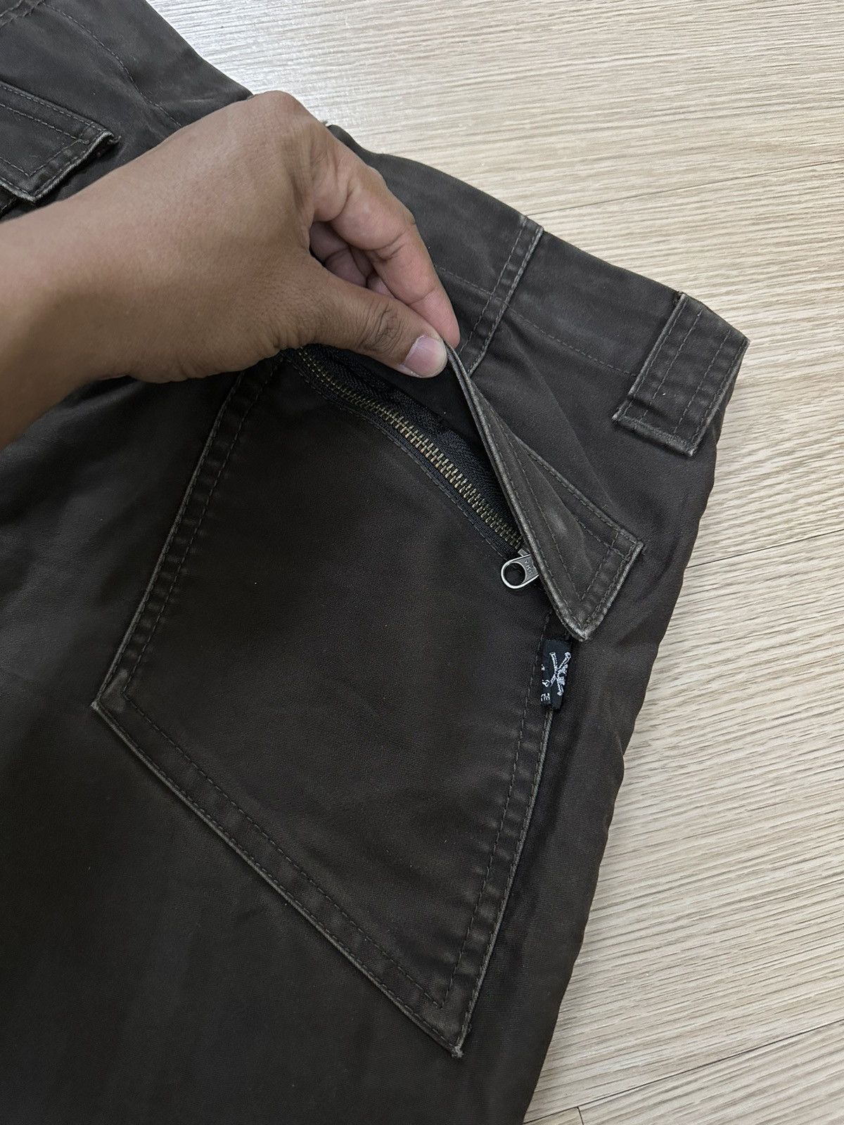 If Six Was Nine × Japanese Brand × Seditionaries Custom Culture Bondage Cargo Tactical Multi Flared Pants Size US 32 / EU 48 - 13 Thumbnail