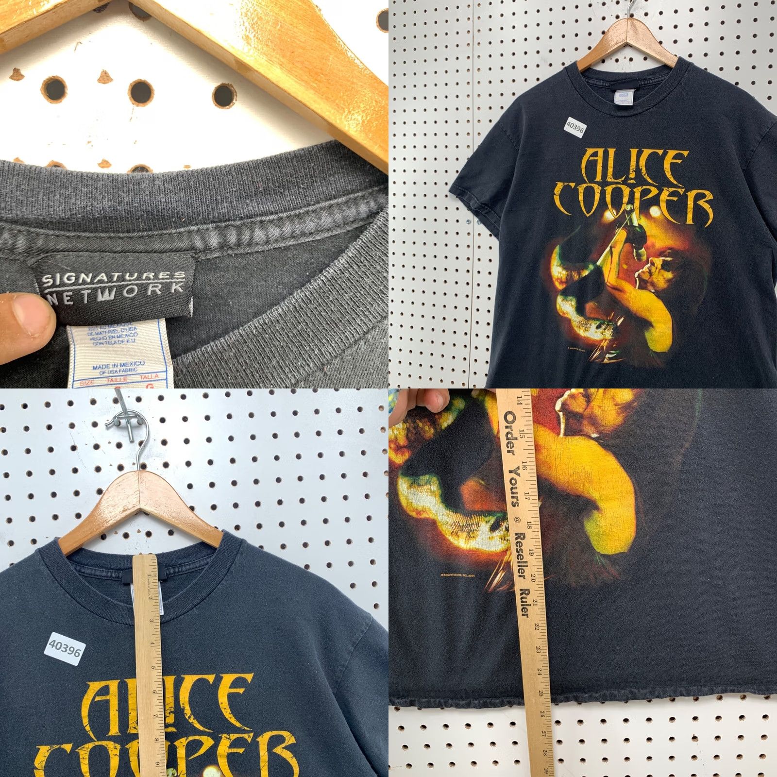 Vintage VINTAGE Alice Cooper Shirt Mens L Black Signature Network 2004 Music Shirt Mens Large Black Signature Network 2004 Music Size US L / EU 52-54 / 3 - 9 Thumbnail