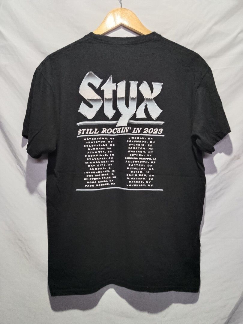 Band Tees Styx World Tour Band Tee Size US L / EU 52-54 / 3 - 4 Thumbnail