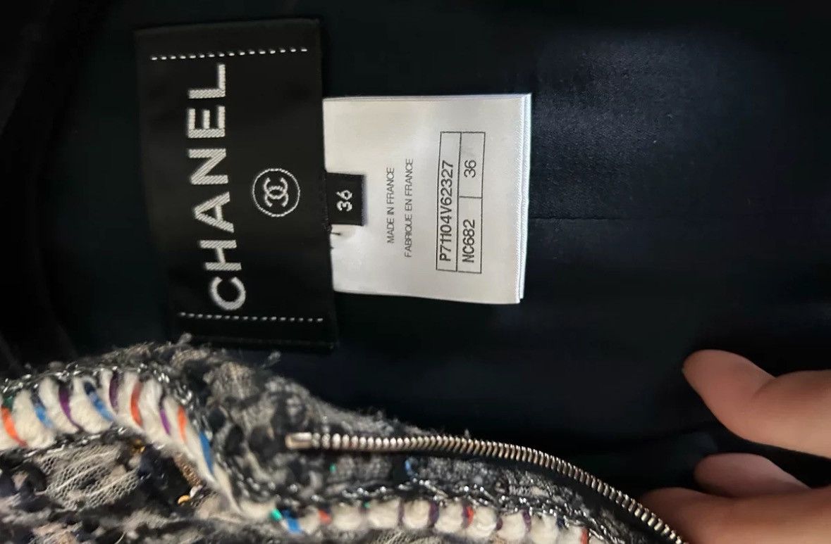 Chanel Chanel 21A Castle Series Coarse tweed Splicing Ribbon Coat Size US S / EU 44-46 / 1 - 4 Thumbnail