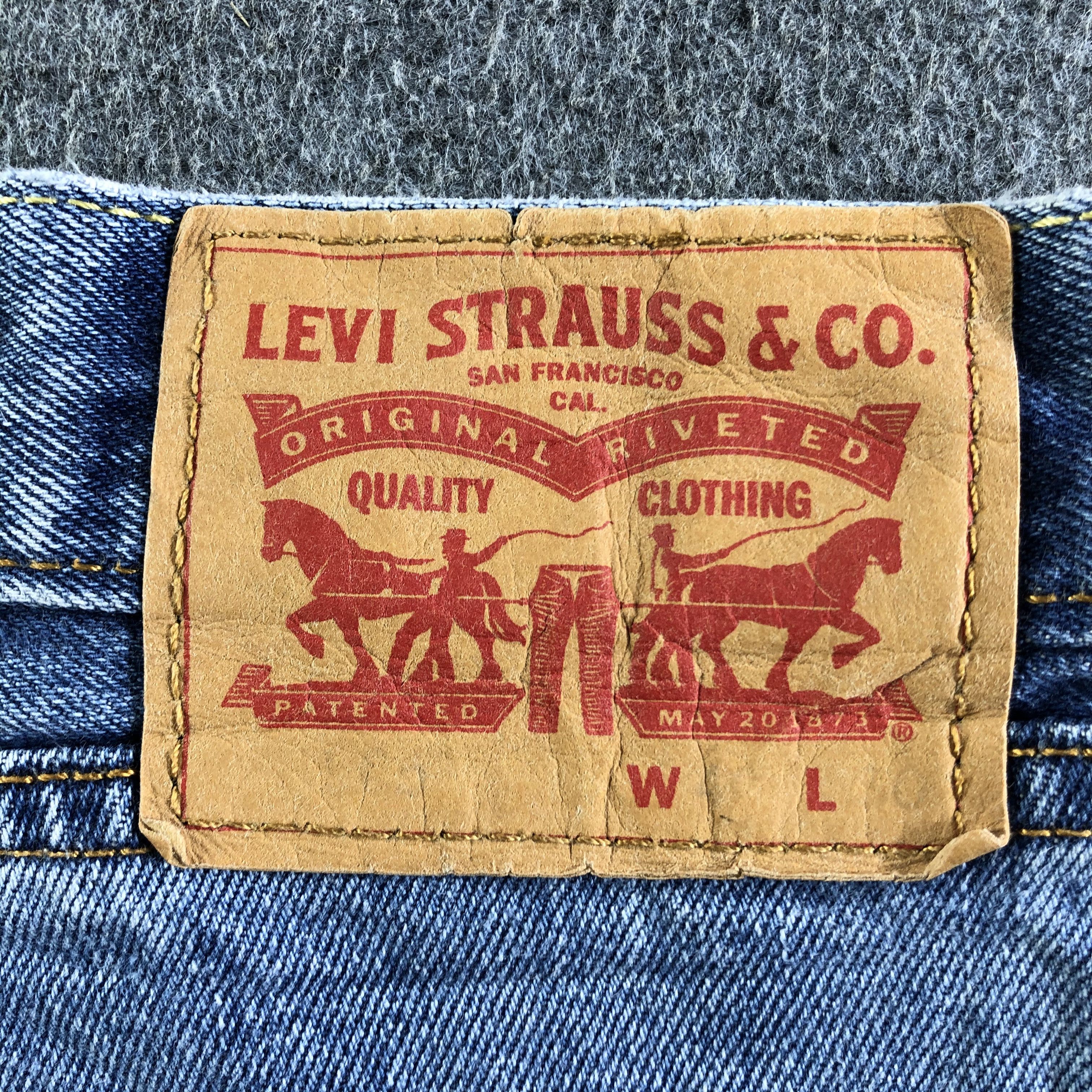 Levi's Vintage Blue Wash Levis Jeans-J4242 Size US 41 - 5 Thumbnail