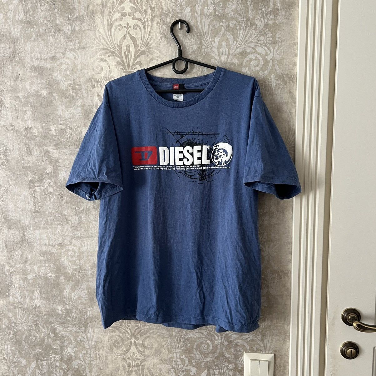 Diesel × Vintage Vintage Diesel Tee T-Shirt Size US XL / EU 56 / 4 - 1 Thumbnail