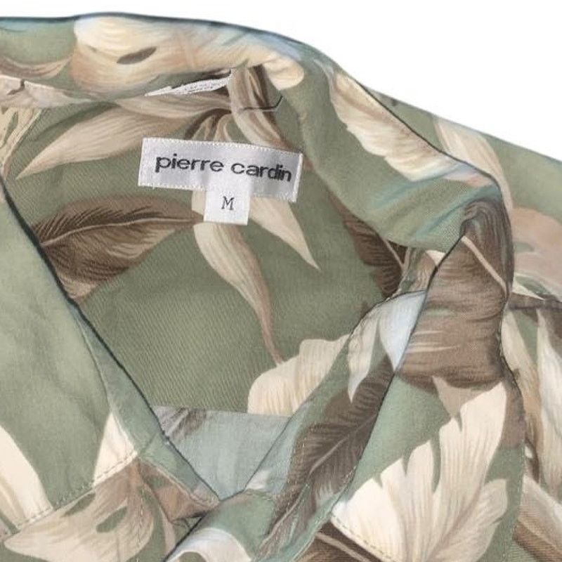 Pierre Cardin Pierre Cardin Tropical Hawaiian Short Sleeve Button Up MED Size US M / EU 48-50 / 2 - 2 Thumbnail