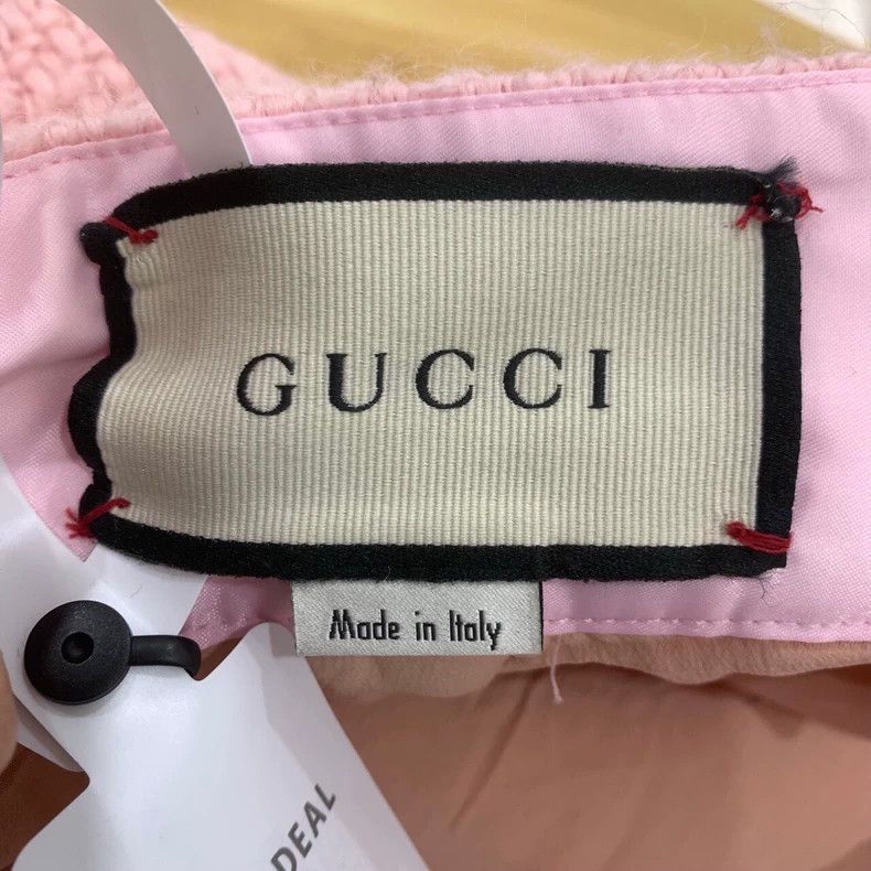 Gucci Gucci SizeOS Pink tweed wrap-around skirt short skirt Size 25" / US 0 / IT 36 - 5 Thumbnail