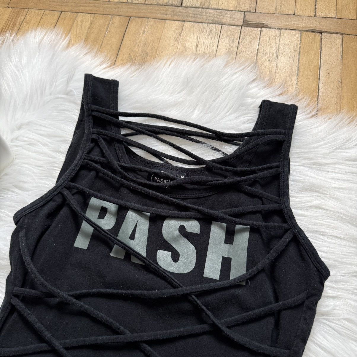 Hysteric Glamour 📌 Crazy Y2K Pash Cropped Lace Up Strappy Top Size M / US 6-8 / IT 42-44 - 2 Thumbnail