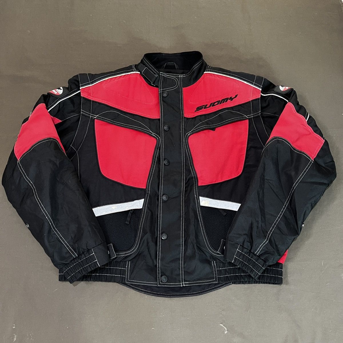 Sports Specialties Vintage Suomy Racing Riders Bikers Jacket motogp Size US XXL / EU 58 / 5 - 3 Thumbnail