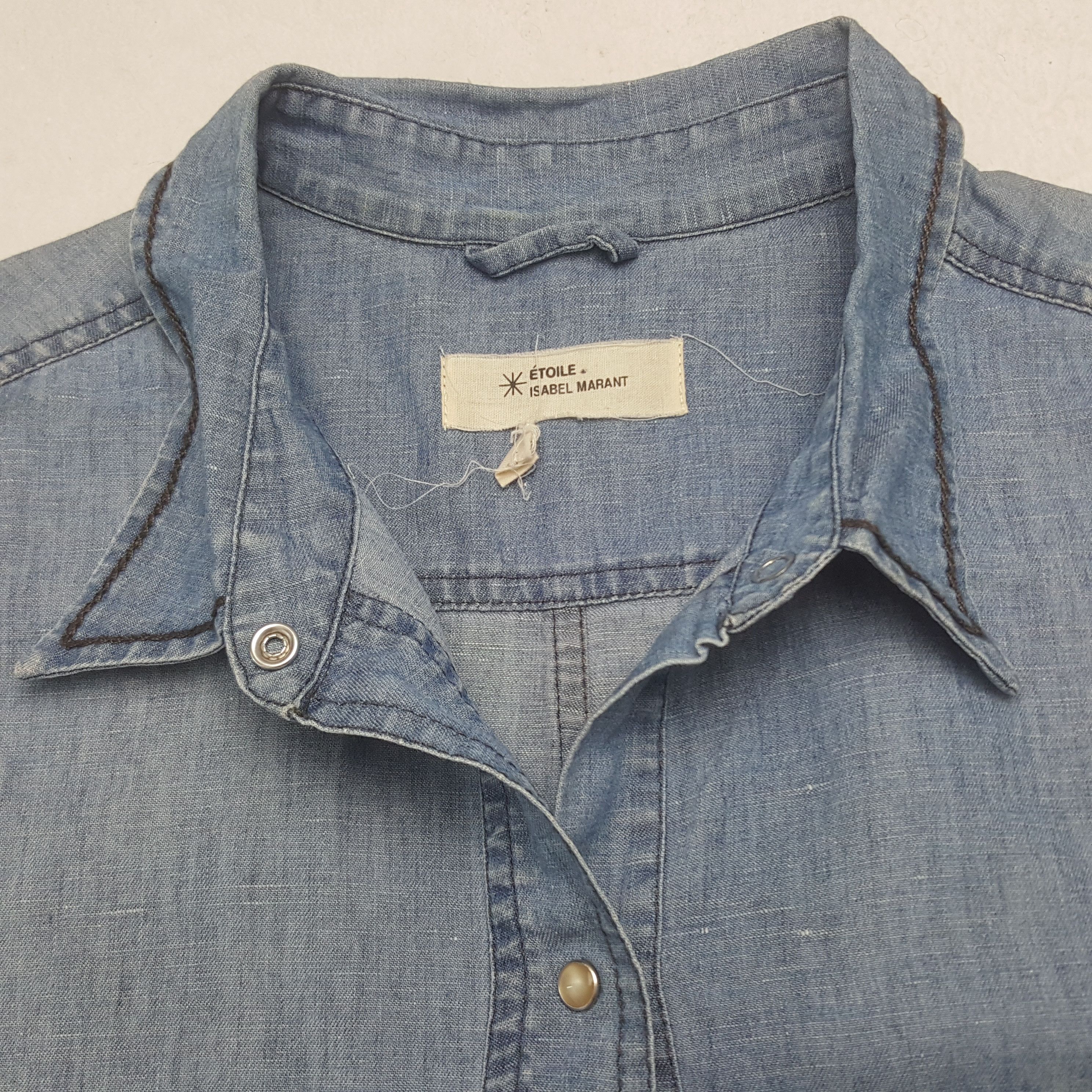 Isabel Marant Etoile Vintage Etole Isabel Marant Designer Denim Jumpsuit C301N38 Size S / US 4 / IT 40 - 5 Thumbnail