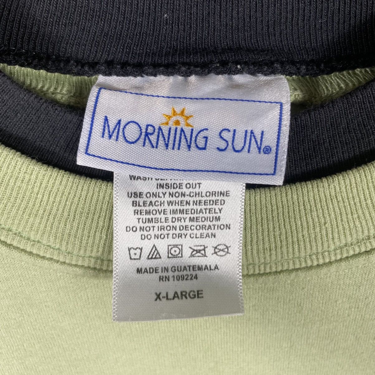 Vintage Vintage 90's MORNING SUN Embroidery Graphic Sweatshirt Size US XL / EU 56 / 4 - 5 Thumbnail