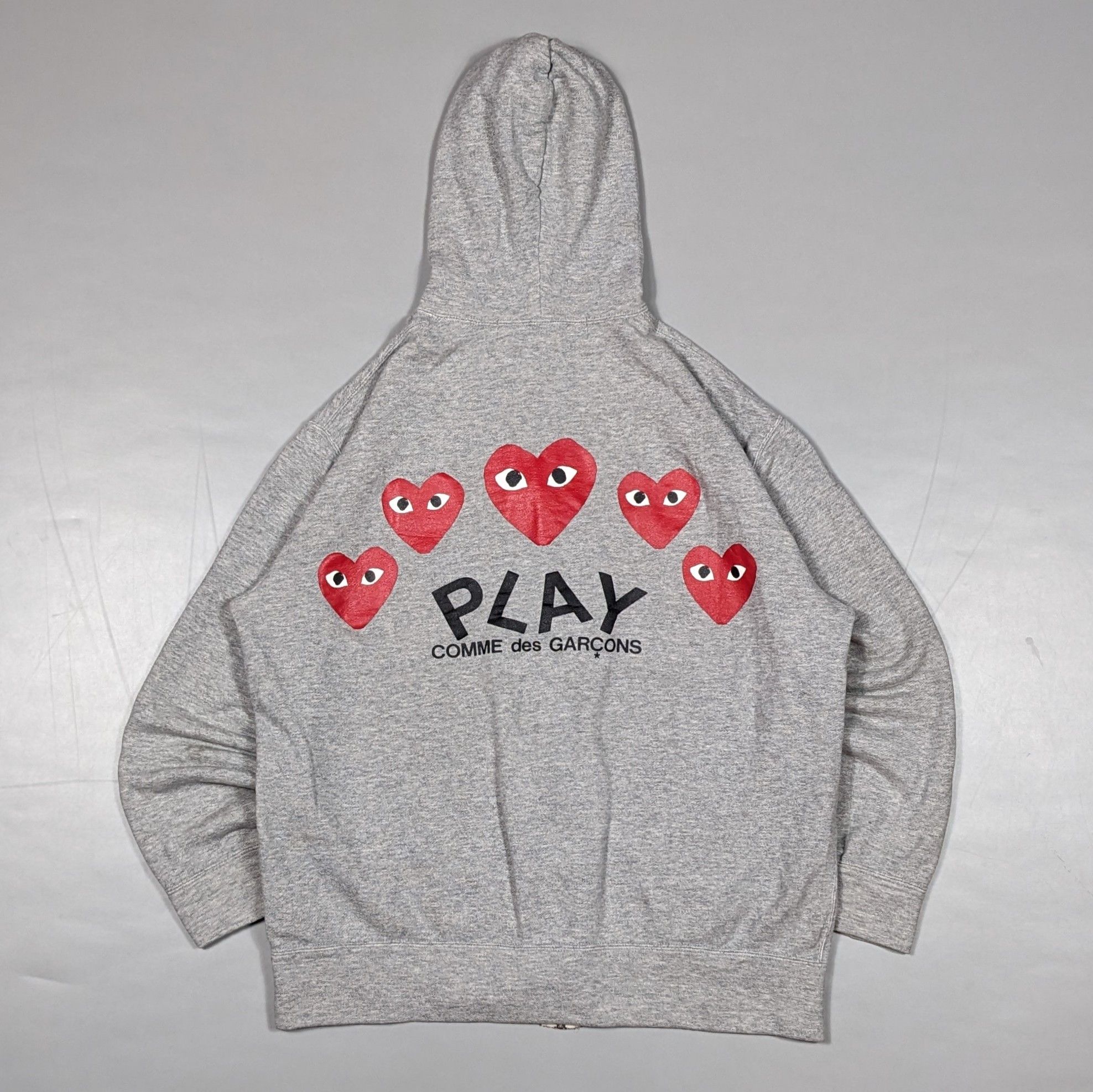 Comme Des Garcons Play Play Zip Hoodie | Grailed