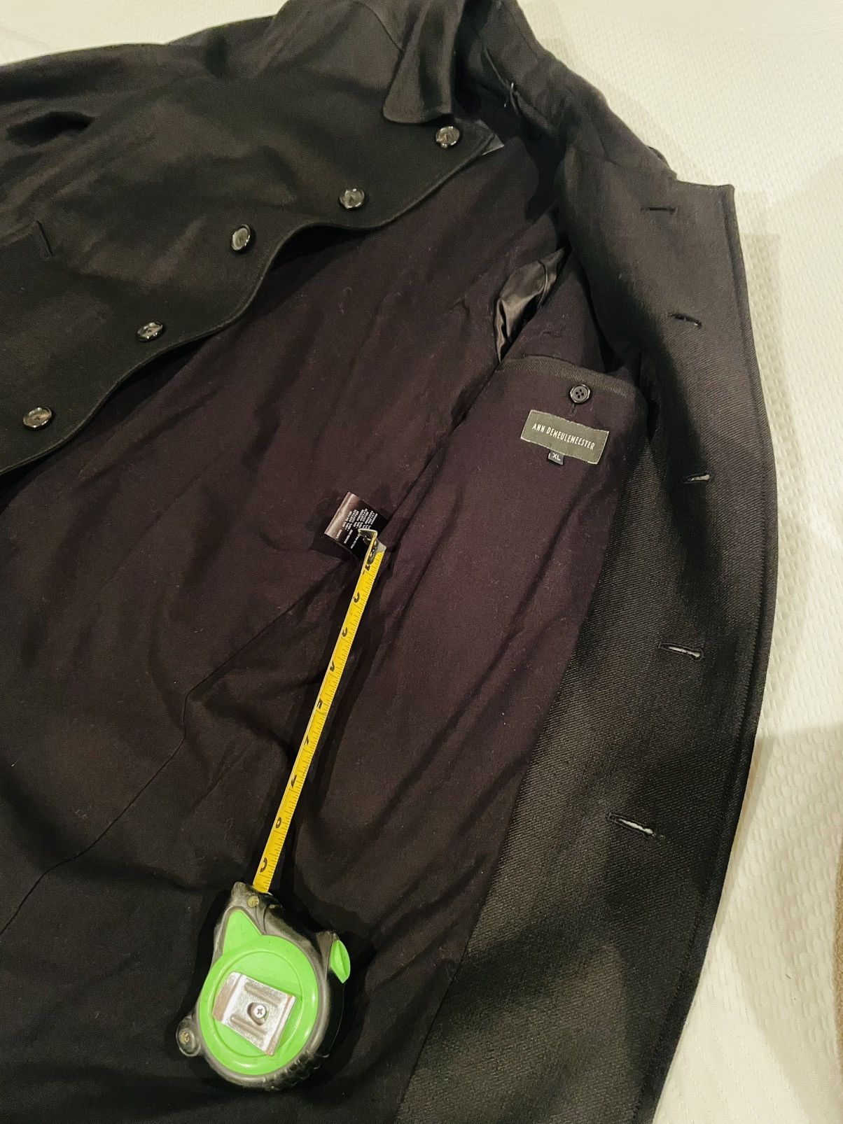 Ann Demeulemeester Ann’s Bravoure Black medium weight jacket. Size US XL / EU 56 / 4 - 5 Thumbnail