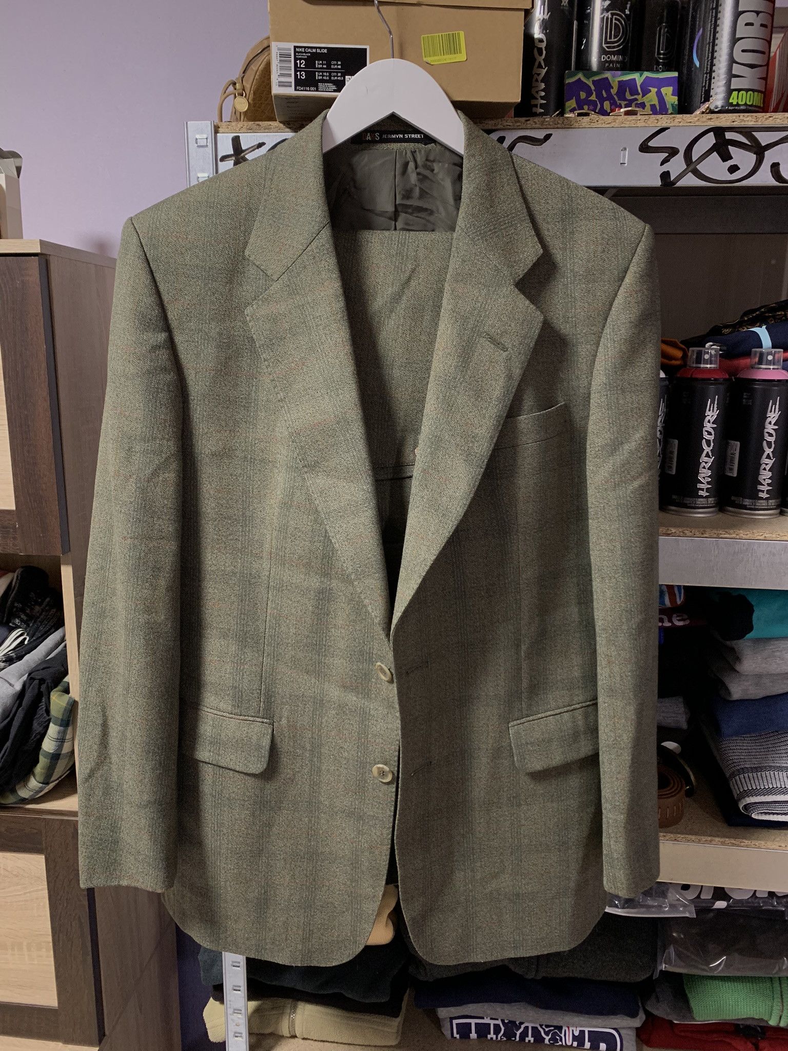 DAKS DAKS JERMYN STREET PURE NEW WOOL SUIT SIZE 40R Size 40R - 1 Thumbnail