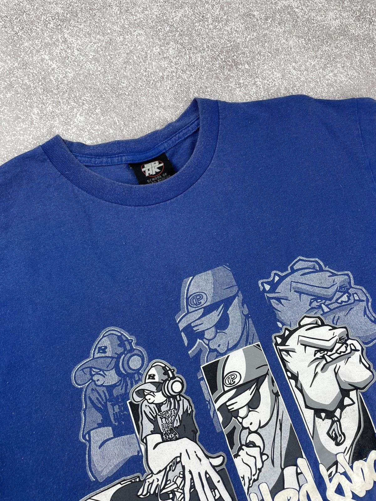 Japanese Brand × Vintage Vintage School Of Hard Knock Hip Hop Tee T Shirt Size US L / EU 52-54 / 3 - 5 Thumbnail