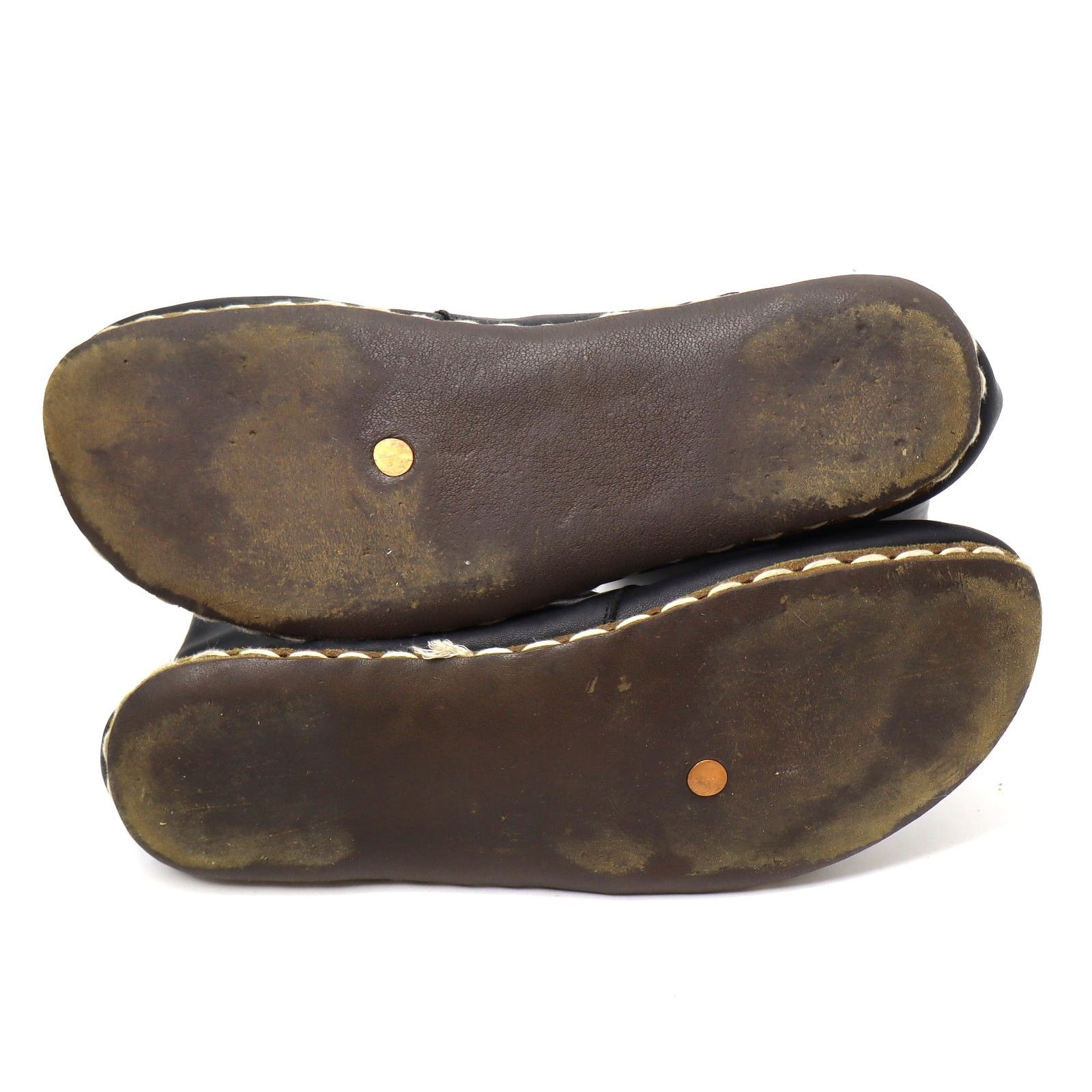 Other NEFES Handmade Black Buffalo LeatherGrounding Effect Boot Size US 11.5 / EU 44-45 - 8 Thumbnail