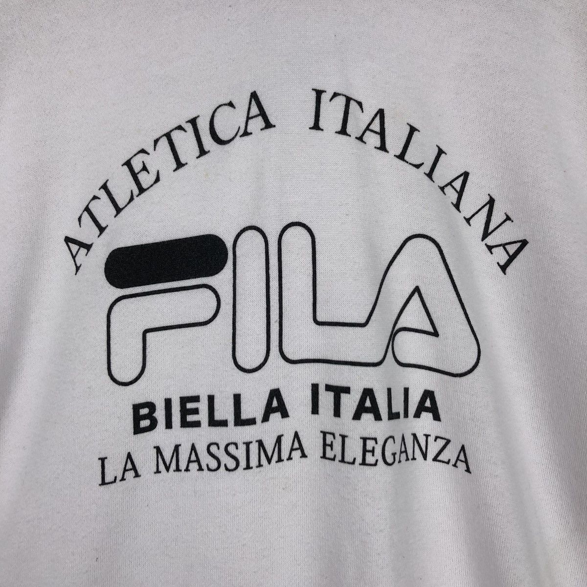 Fila × Vintage Vintage Fila Italia Hoodie Sweatshirt Medium Rare Design Size US M / EU 48-50 / 2 - 12 Thumbnail