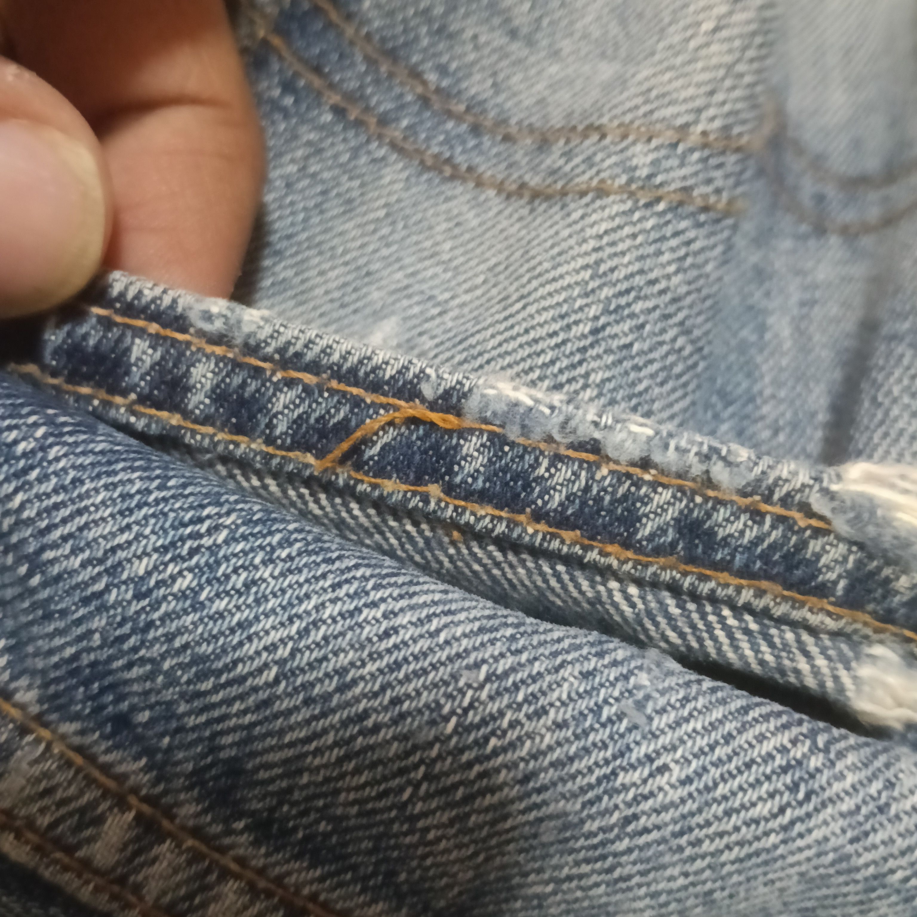 Levi's Vintage Clothing 60s Vintage Levis Big E , single stitch, lemon stitch Size US 28 / EU 44 - 7 Thumbnail