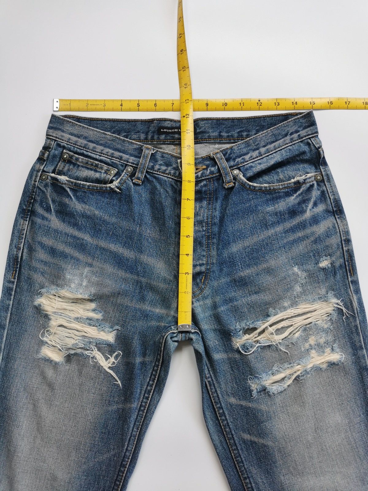 Lounge Lizard Lounge Lizard Japan Destroyed Jeans Size US 30 / EU 46 - 10 Thumbnail