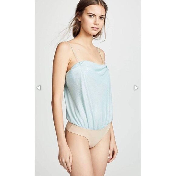 ALIX NYC Alix NYC NWT Dean Metallic Bodysuit in Blue/Green Size XS Size XS / US 0-2 / IT 36-38 - 2 Thumbnail