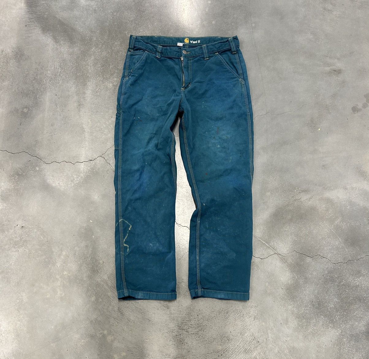 Carhartt × Vintage Blue vintage Carhartt pants Size US 33 - 1 Thumbnail