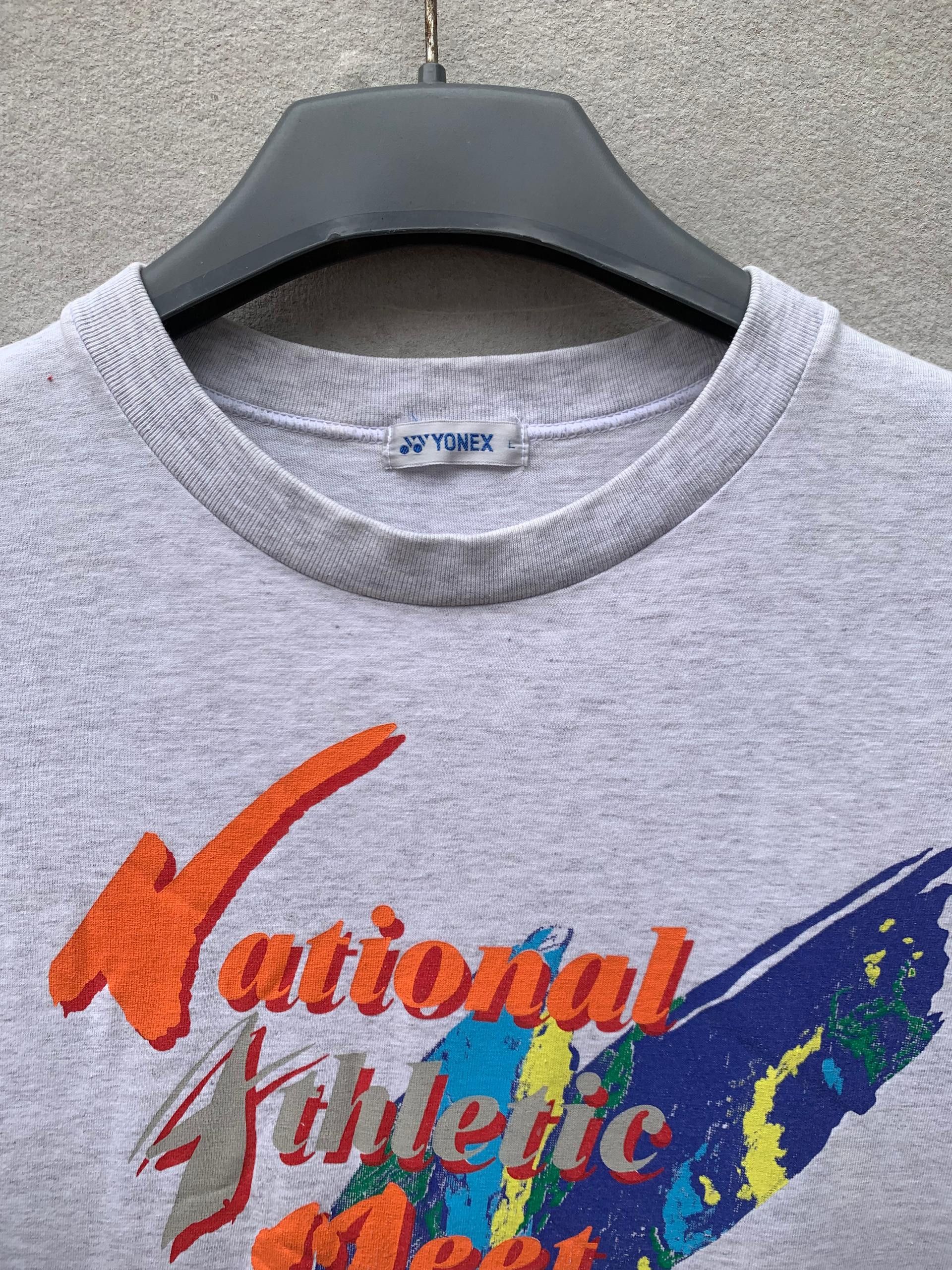 Japanese Brand × Vintage Vintage 90s Yonex National Athlentic Meet Shirt Size US L / EU 52-54 / 3 - 9 Thumbnail