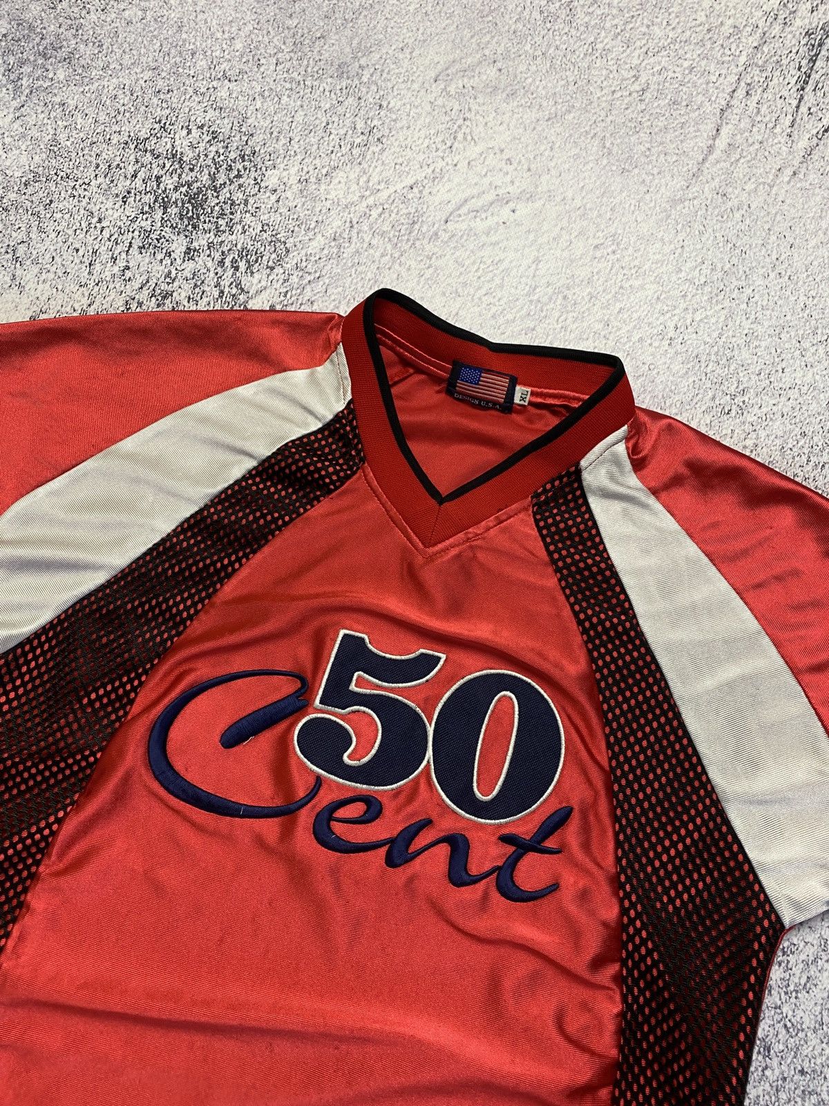 50 Cent × Rap Tees × Vintage Vintage 50 Cent Rap Tees Jersey T Shirt USA Size US S / EU 44-46 / 1 - 4 Thumbnail