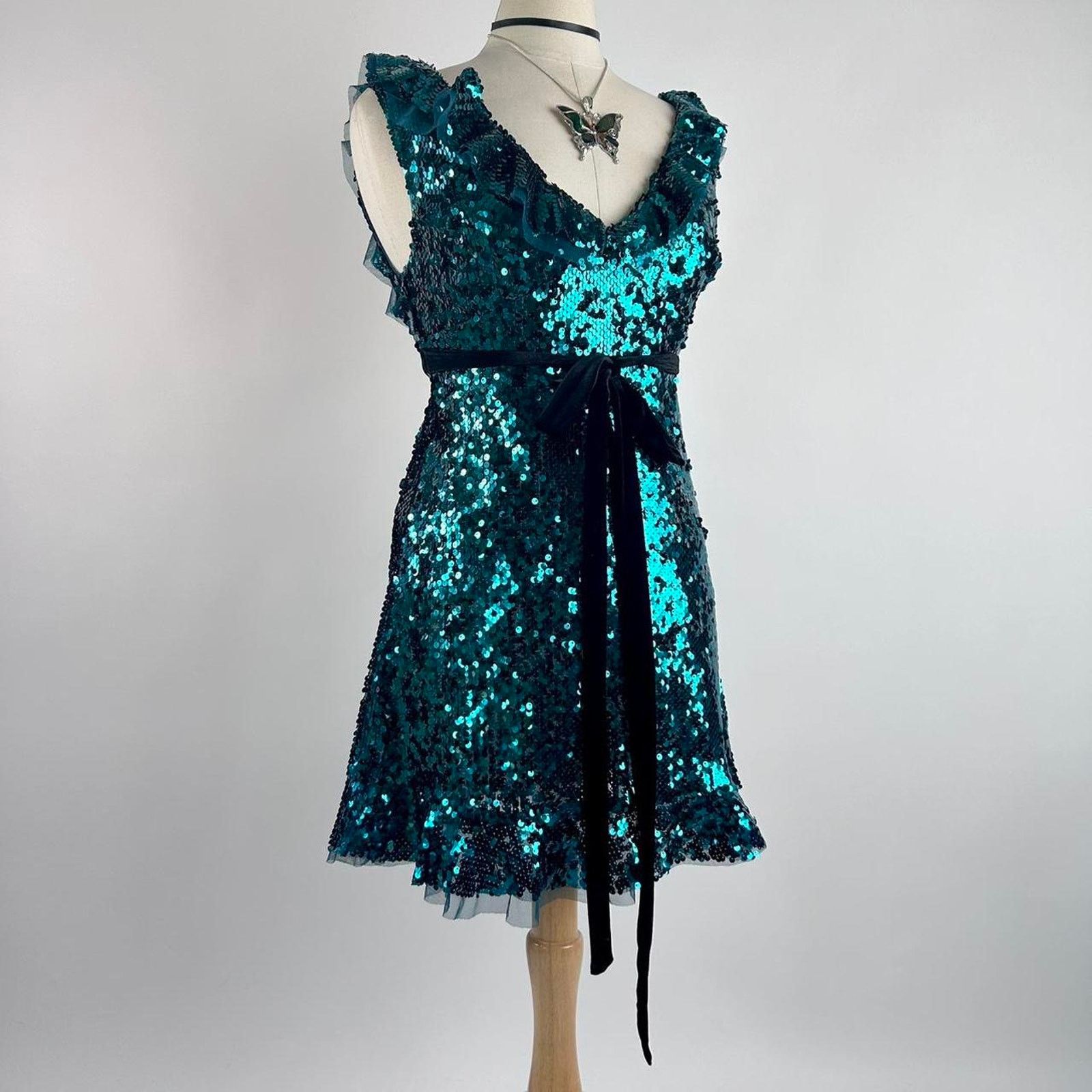 Free People Free People fairy sequin babydoll mini dress Size XS / US 0-2 / IT 36-38 - 4 Thumbnail