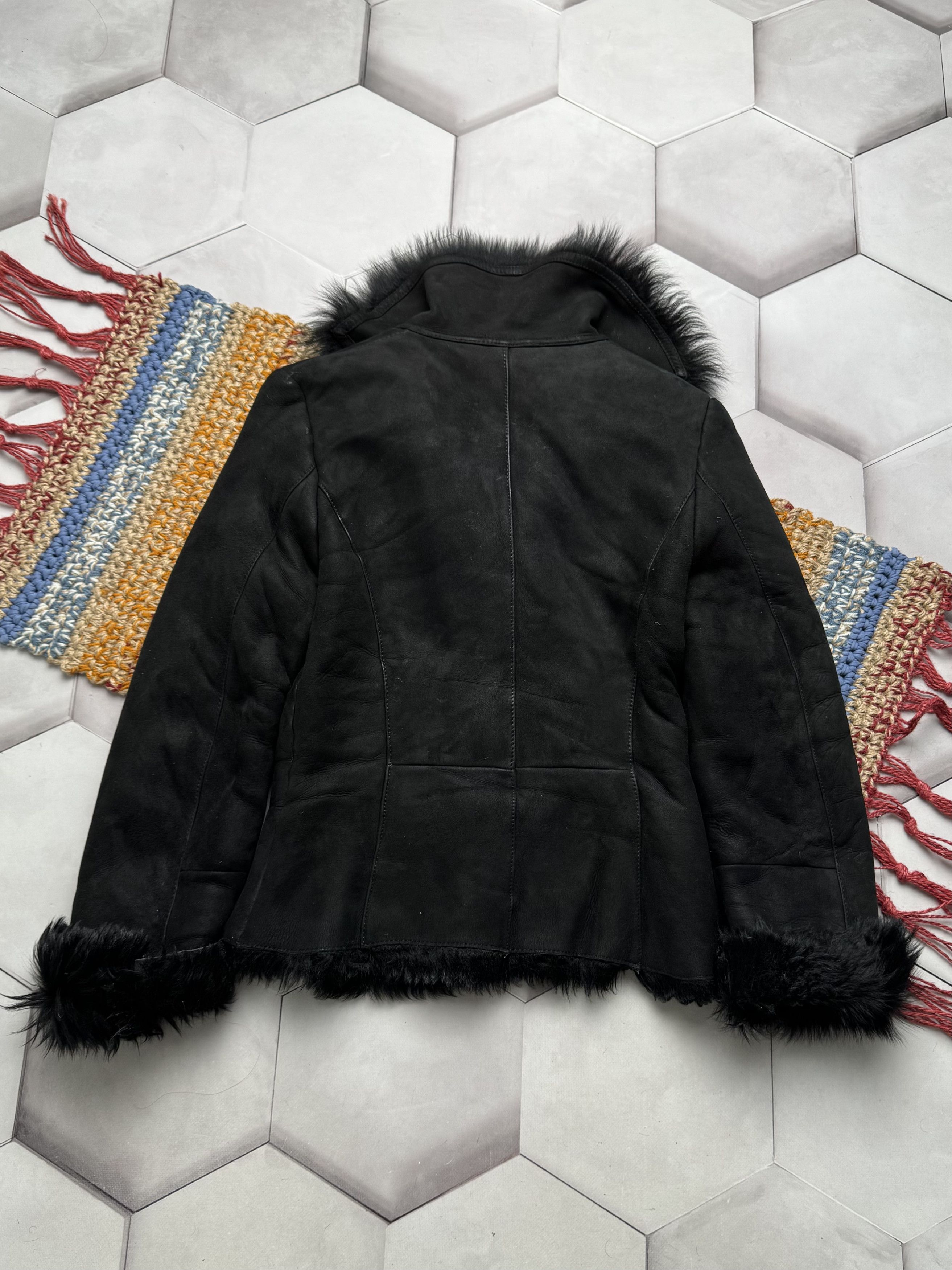 Japanese Brand Vintage Real Sheepskin Jacket (E4) Size S / US 4 / IT 40 - 10 Thumbnail