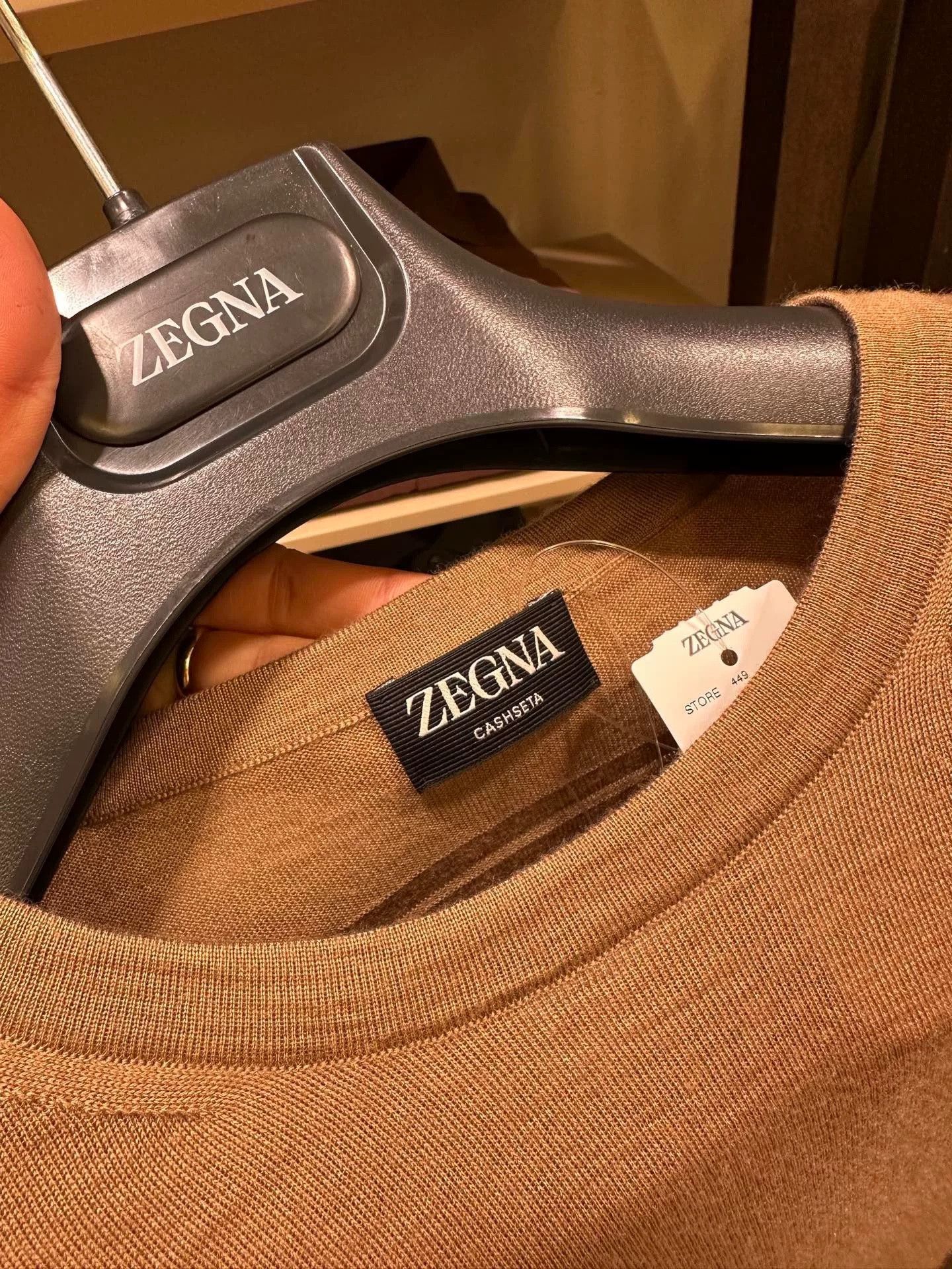 Ermenegildo Zegna Zegna Men's Cashmere Silk Knit Sweater Size US M / EU 48-50 / 2 - 6 Thumbnail