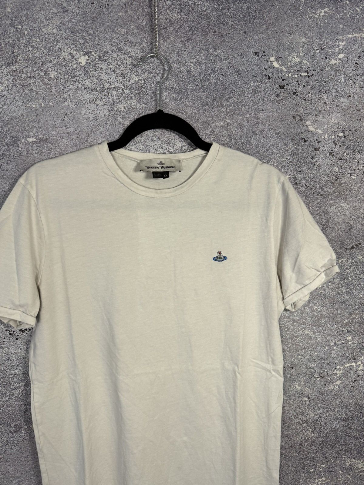 Vintage × Vivienne Westwood Vintage Vivienne Westwood Logos White Tee Oldmoney M size Size US M / EU 48-50 / 2 - 3 Thumbnail