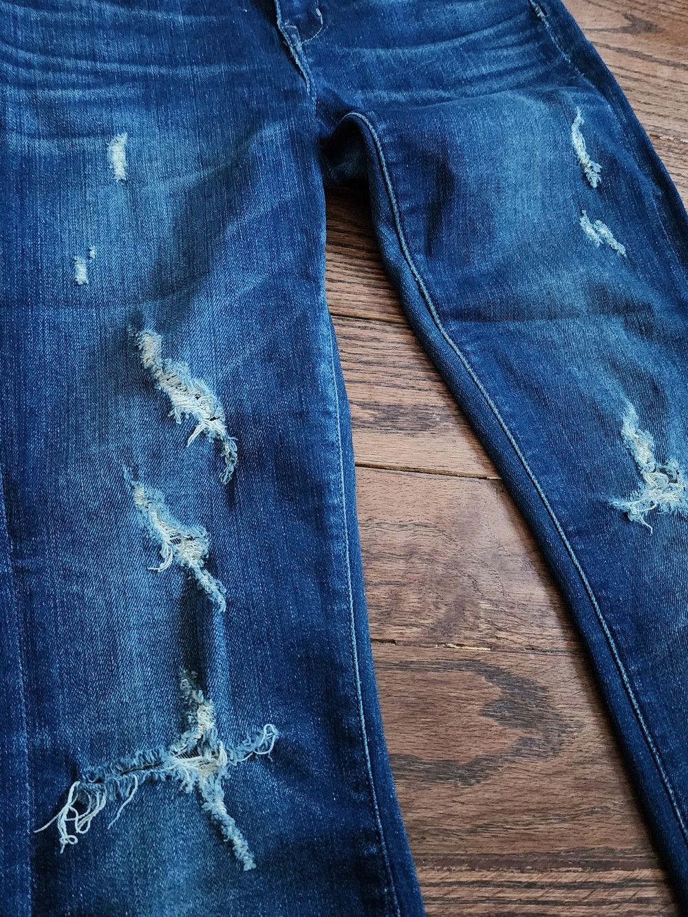 AYR AYR The Skinny The Chiller Raw Hem Jeans 25 USA Designer NYC Size 25" / US 0 / IT 36 - 10 Thumbnail