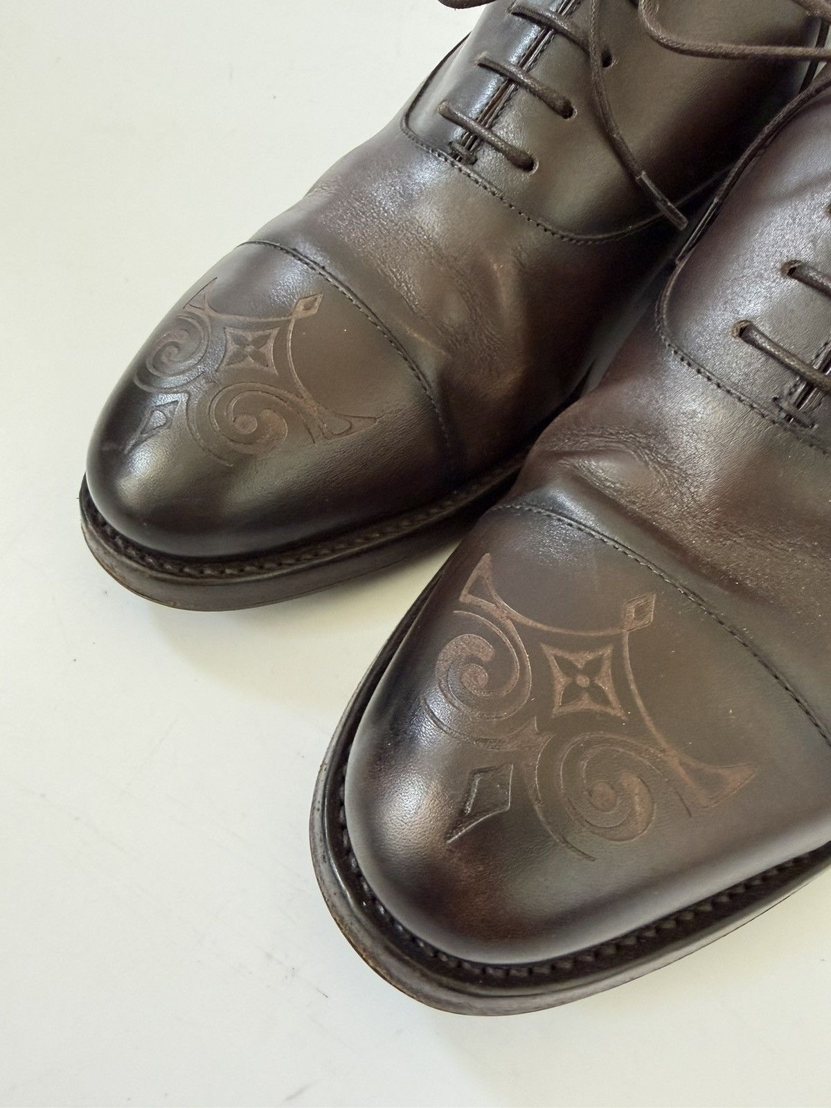 Louis Vuitton Louis Vuitton Monceau Flex Line Derby Brown Size US 5 / EU 37 - 6 Thumbnail