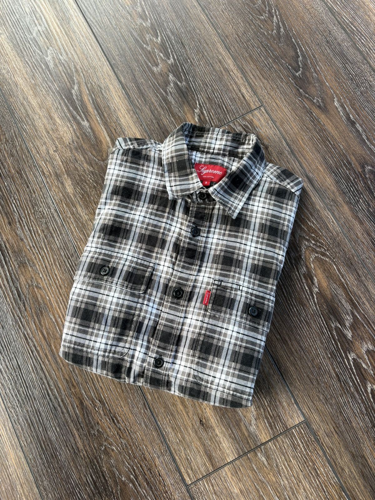 Supreme Supreme Plaid Button Up Flannel Shirt Size US S / EU 44-46 / 1 - 4 Thumbnail