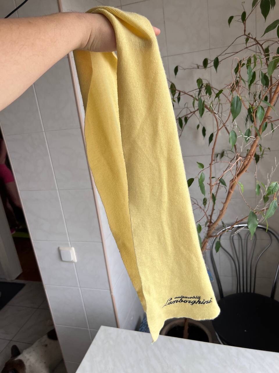 Lamborghini Lamborghini Automobile Scarf Neckwear Vintage 00s Wool Auto Size ONE SIZE - 3 Thumbnail