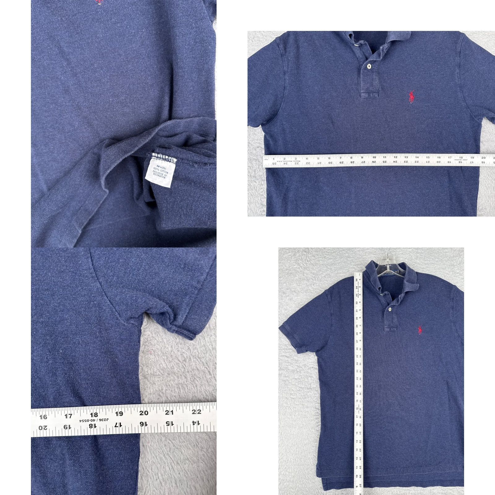 Polo Ralph Lauren Polo Ralph Lauren Polo Shirt Men Medium Blue 100% Cotton Short Sleeve Slim Fit Classic Golf Rugby Size US M / EU 48-50 / 2 - 8 Thumbnail