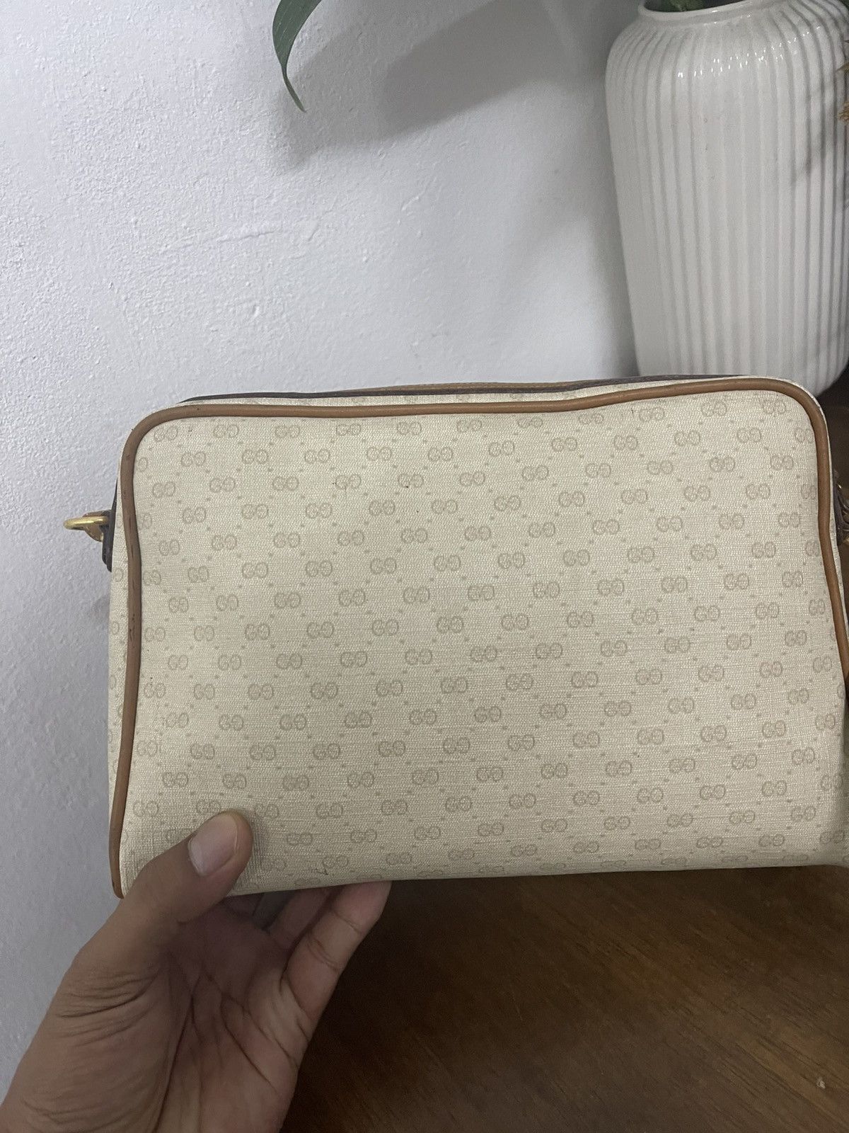 Gucci × Vintage Vintage GUCCI Micro Logo Crossbody Handbag Size ONE SIZE - 10 Thumbnail