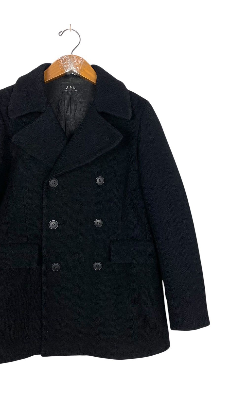 A.P.C. Rare‼️ Vintage A.P.C Wool Pea Coat Made in France Size US S / EU 44-46 / 1 - 3 Thumbnail