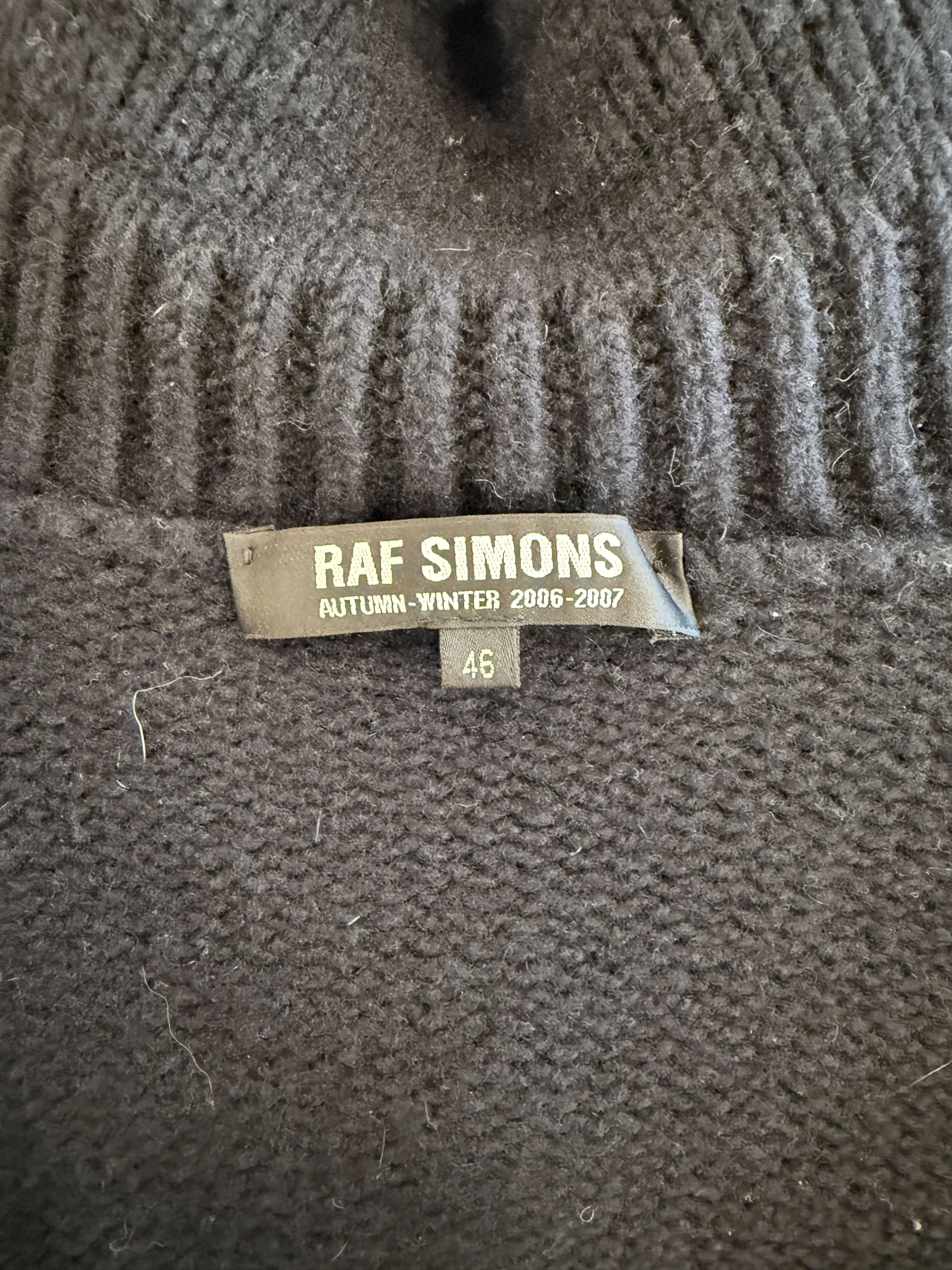 Raf Simons RAF SIMONS FW 06 RUNWAY STAND UP COLLAR JUMPER Size US S / EU 44-46 / 1 - 5 Thumbnail