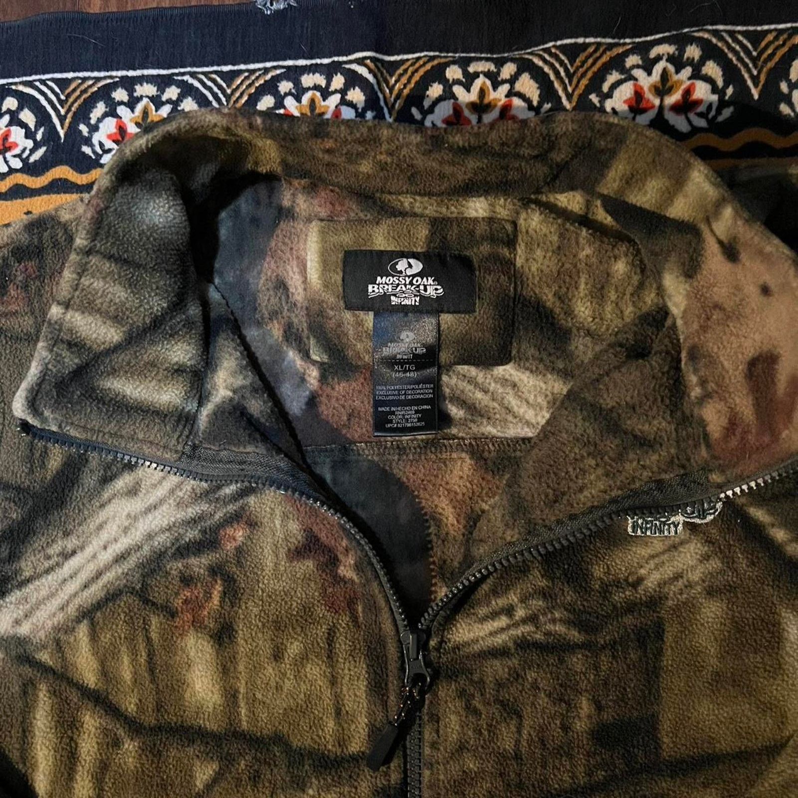 Carhartt × Mossy Oaks × Realtree Mens xl mossy oak camo zip up jacket fleece realtree baggy Size US XL / EU 56 / 4 - 4 Thumbnail