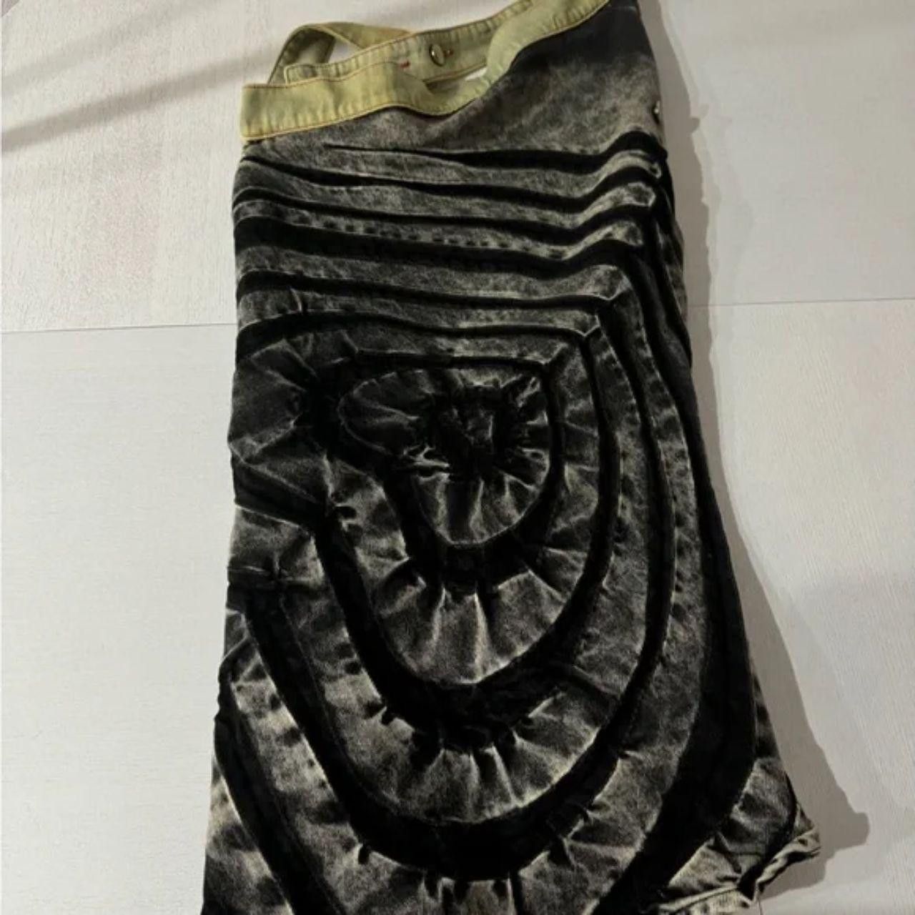 MASHA POPOVA Masha Popova Gray Heart Denim Ssense Minidress Size XS / US 0-2 / IT 36-38 - 6 Thumbnail