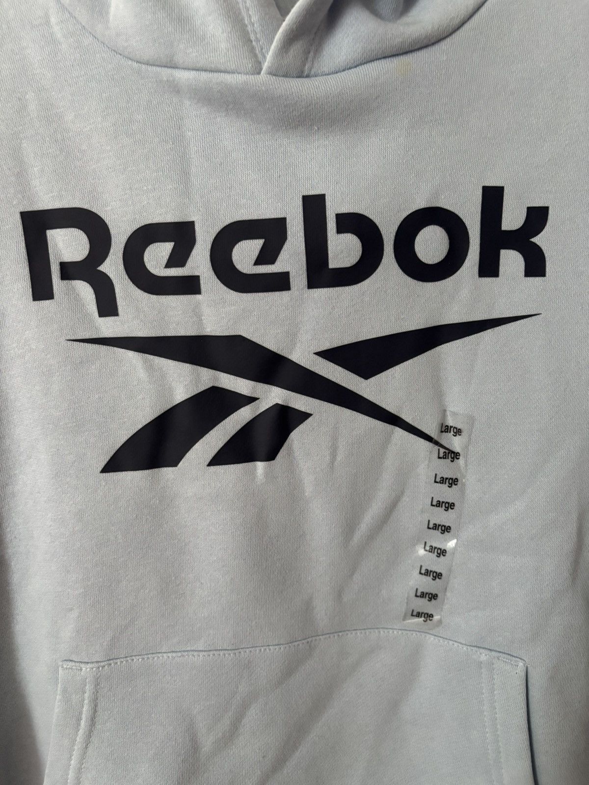 Reebok Reebok Baby Blue Hoodie Size XS / US 0-2 / IT 36-38 - 2 Thumbnail