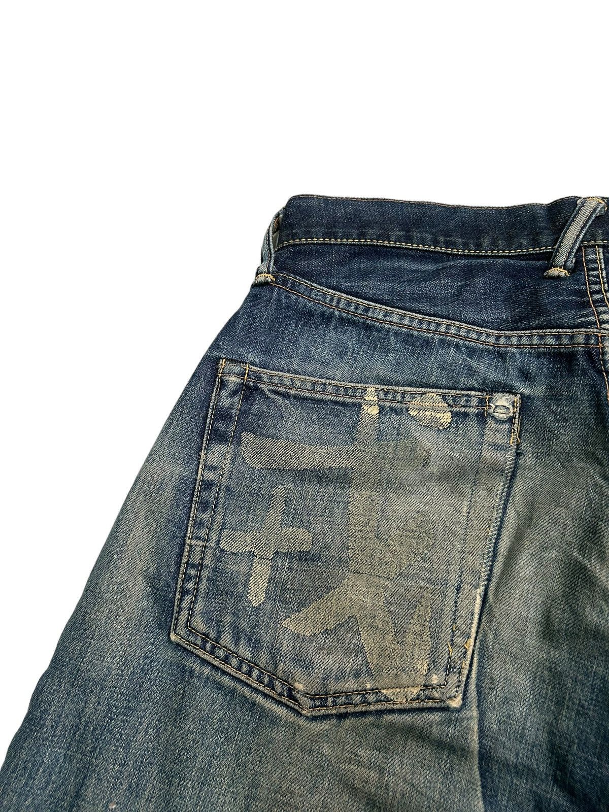 Evisu × Japanese Brand Vtg Evisu Selvedge disteressed denim☠️🎌 Size US 30 / EU 46 - 19 Thumbnail