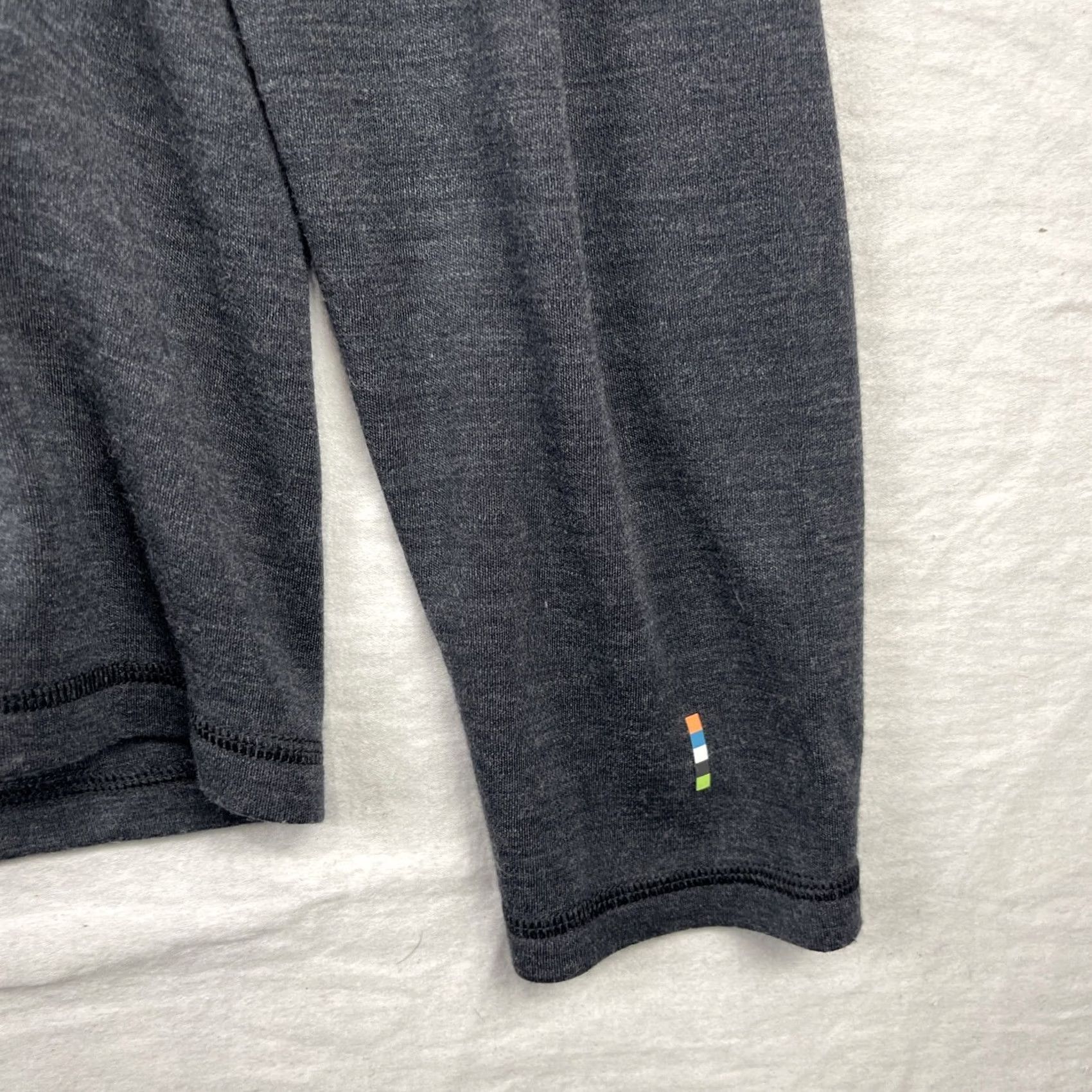 Smartwool SmartWool Sweater Mens XL Black Classic Thermal Merino Wool Base Layer 1/4 Zip Size US XL / EU 56 / 4 - 3 Thumbnail