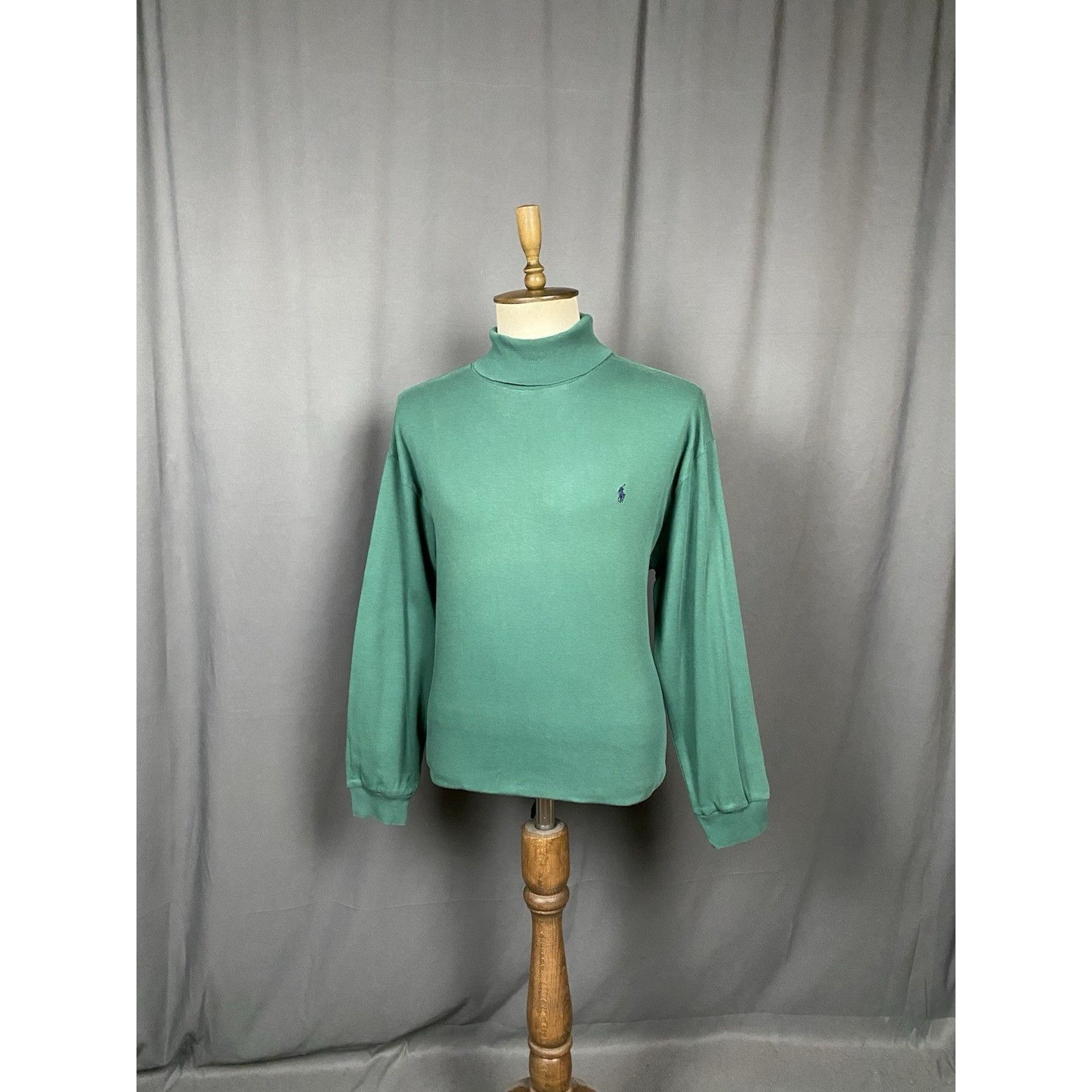 Polo Ralph Lauren Polo by Ralph Lauren US Made Vintage Men's Green Turtleneck Size US XXL / EU 58 / 5 - 2 Thumbnail