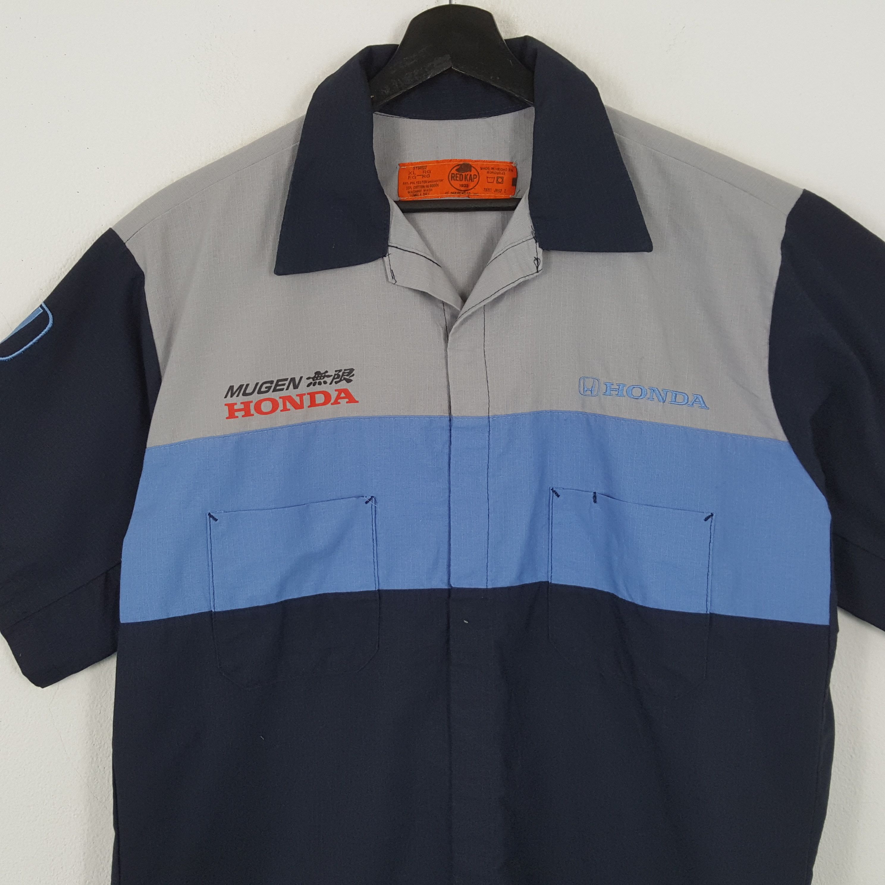 Honda × Vintage MUGEN HONDA Racing Workwear Style Custom Shirt Size US XL / EU 56 / 4 - 4 Thumbnail